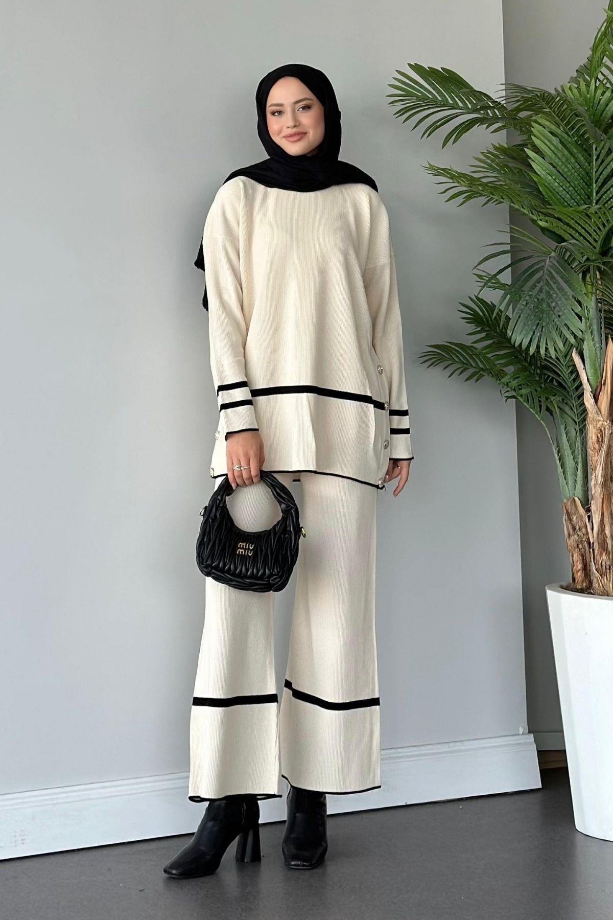 Merli Triko Takım Ekru, Fiyatları 