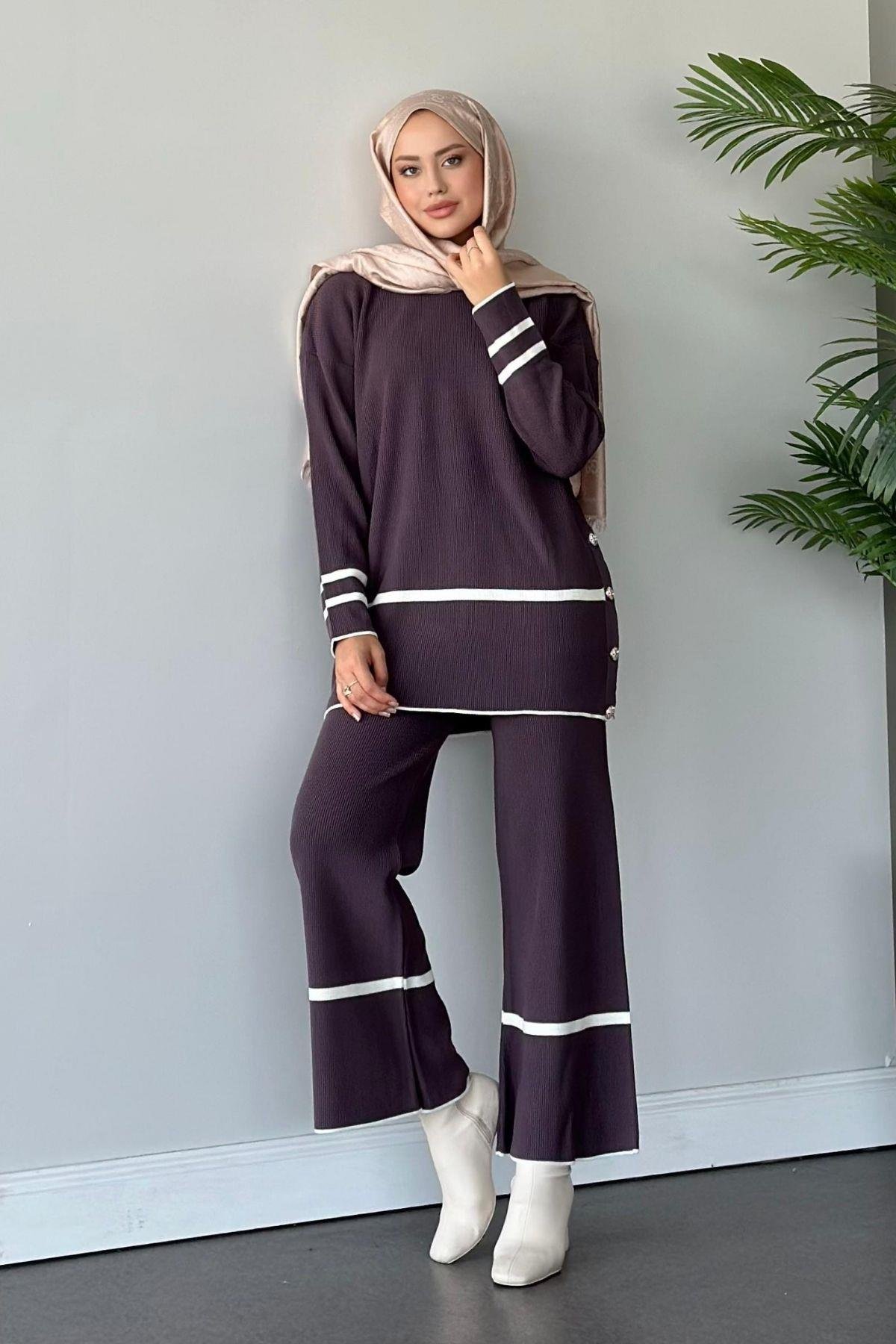 Merli Triko Takım Mürdüm, Fiyatları 