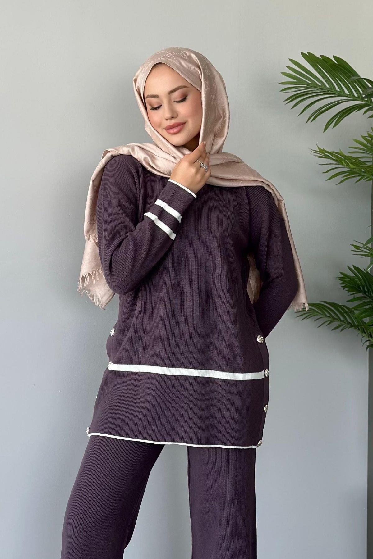 Merli Triko Takım Mürdüm, Fiyatları 