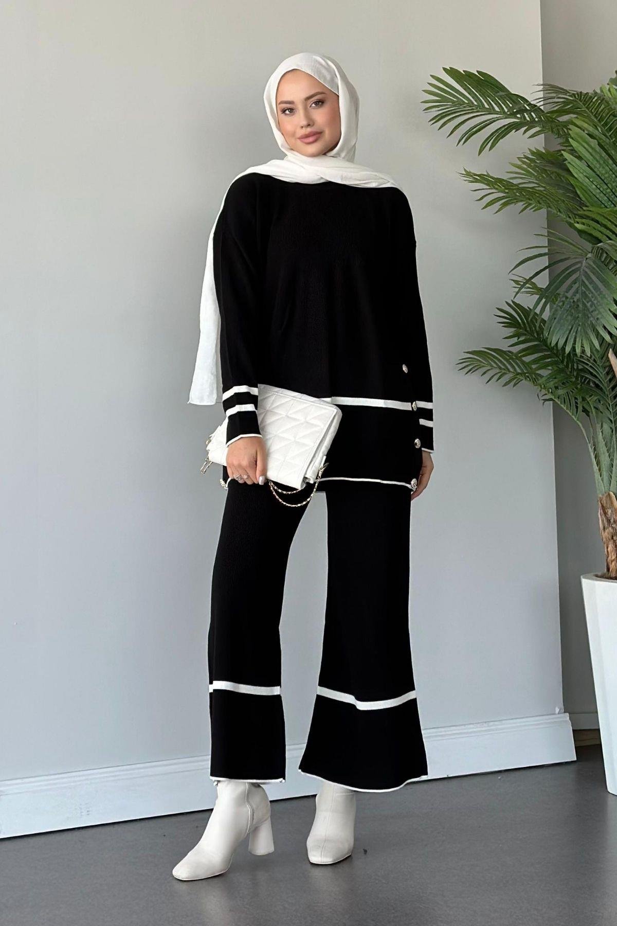 Merli Triko Takım Siyah, Fiyatları 