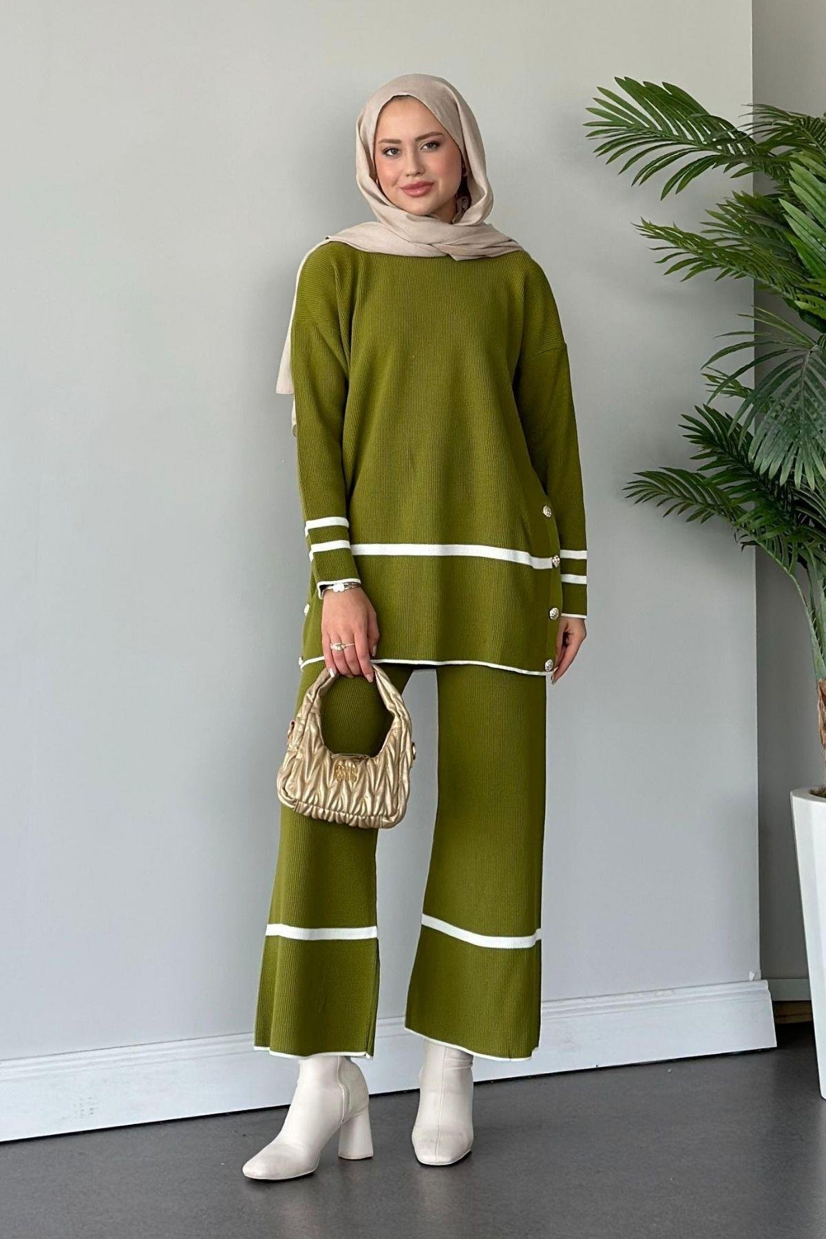 Merli Triko Takım Yağyeşili, Fiyatları 