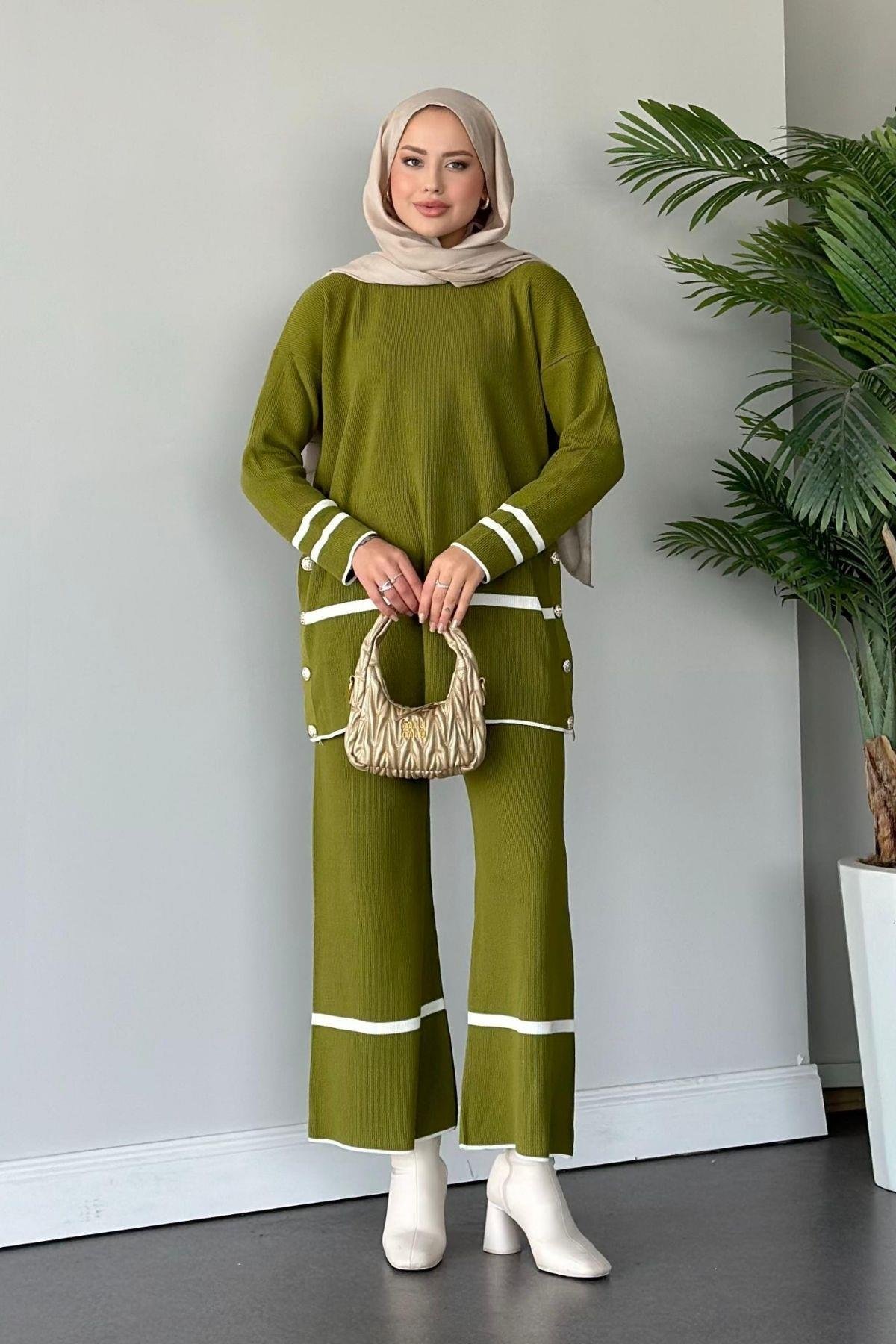 Merli Triko Takım Yağyeşili, Fiyatları 