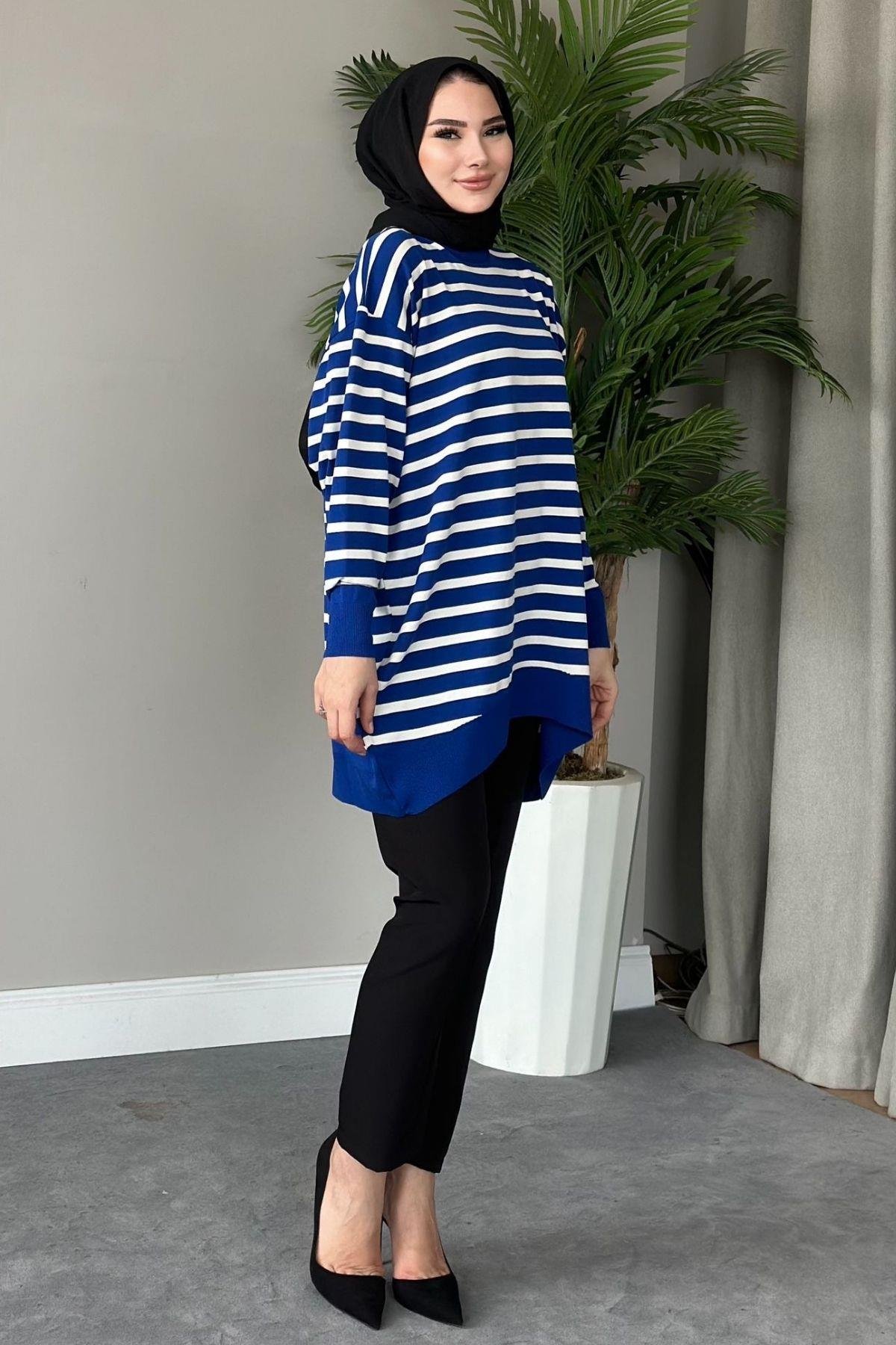 Merserize Çizgili Tunik Saks, Fiyatları 