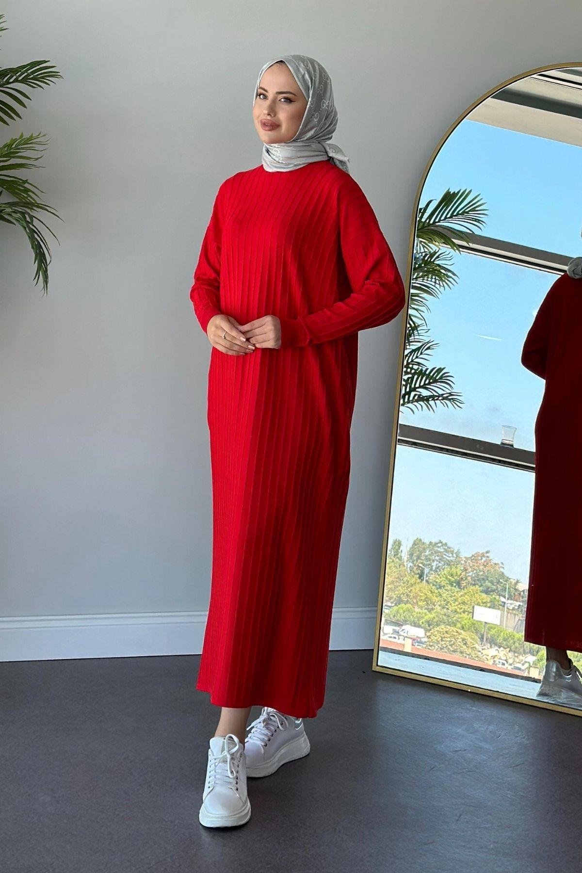 Merserize Nur Elbise Kırmızı, Fiyatları 