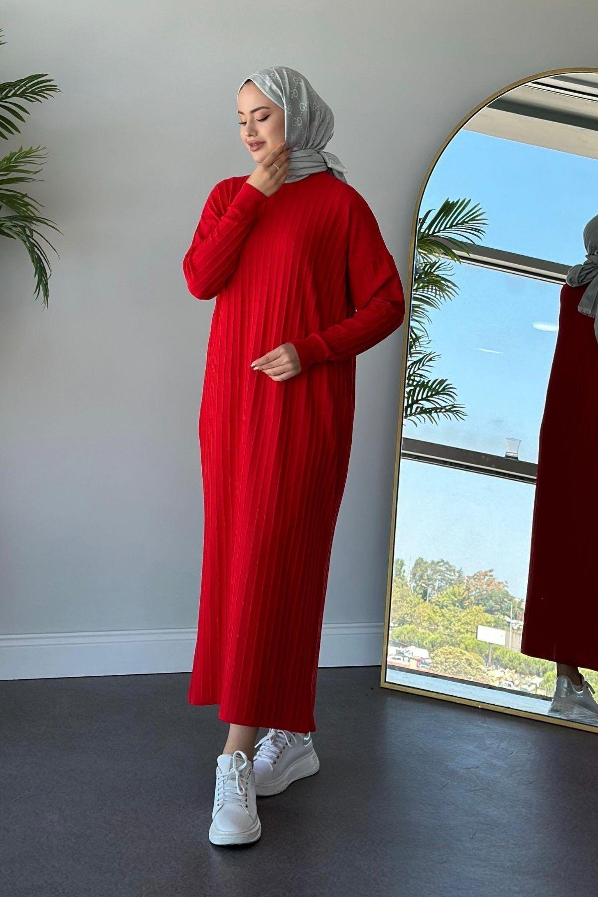 Merserize Nur Elbise Kırmızı, Fiyatları 