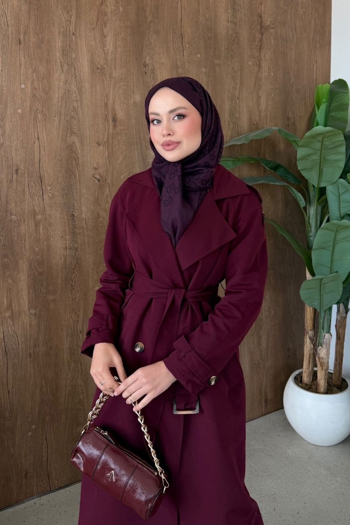 Mest Tokalı Trençkot Mürdüm, Fiyatları 