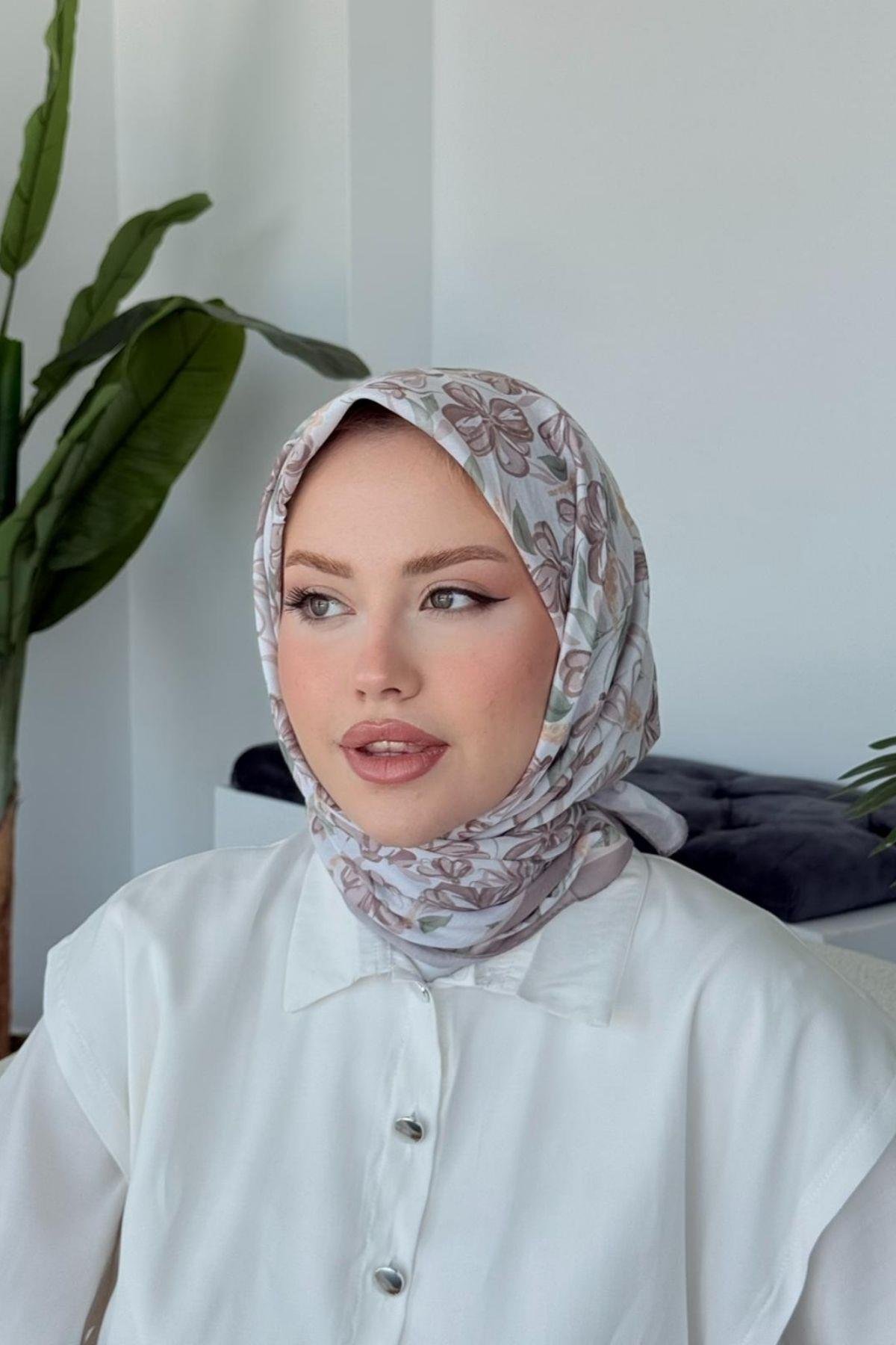 Meva Soft Eşarp Bej, Fiyatları Meva Soft Eşarp Bej- Haza Moda 