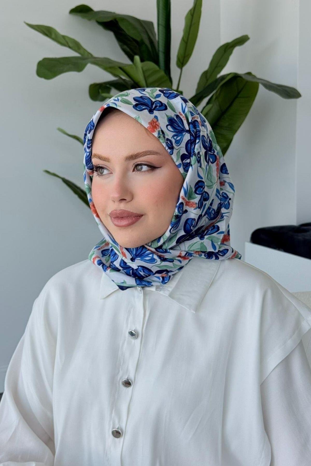 Meva Soft Eşarp Lacivert, Fiyatları Meva Soft Eşarp Lacivert- Haza Moda 