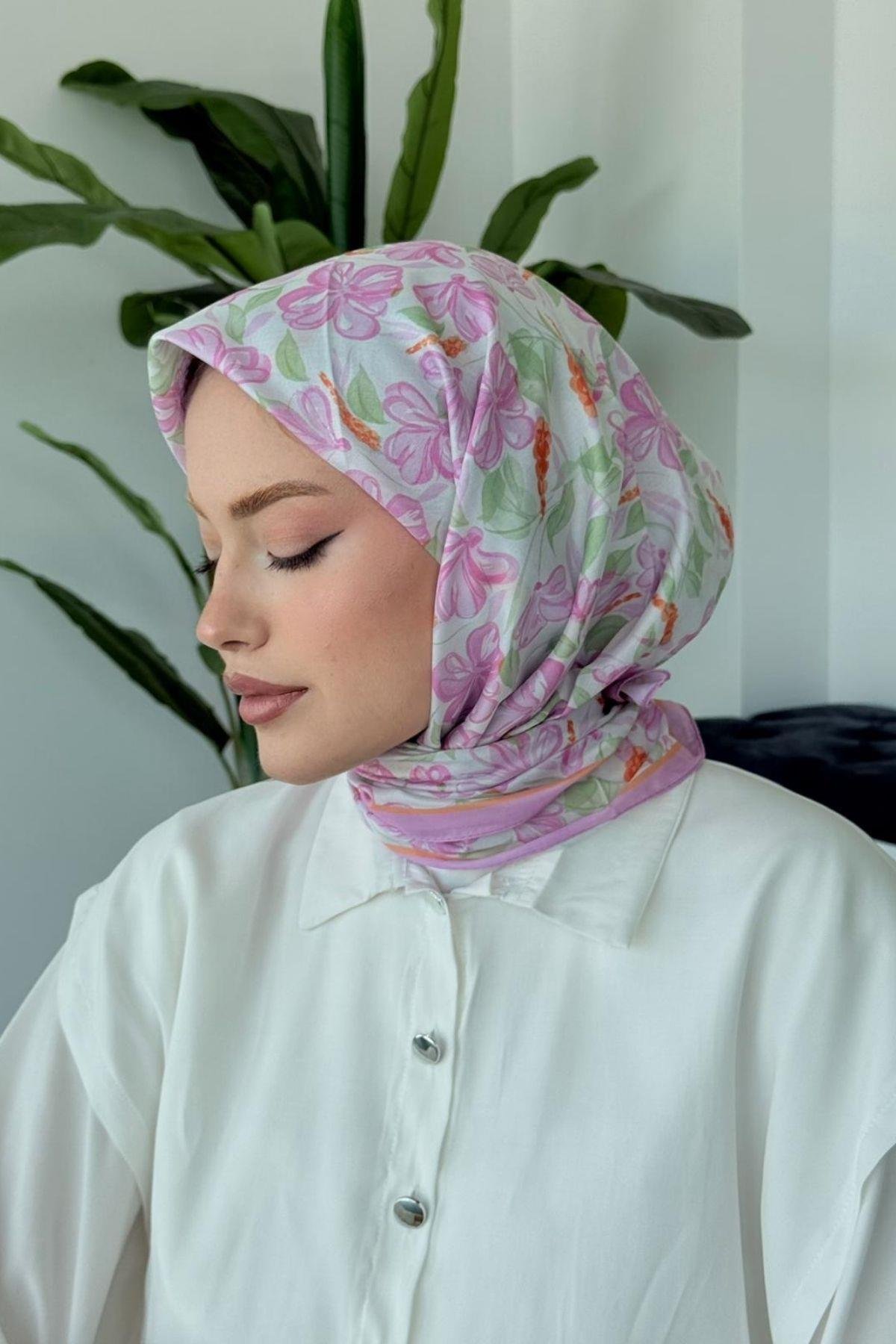 Meva Soft Eşarp Lila, Fiyatları Meva Soft Eşarp Lila- Haza Moda 