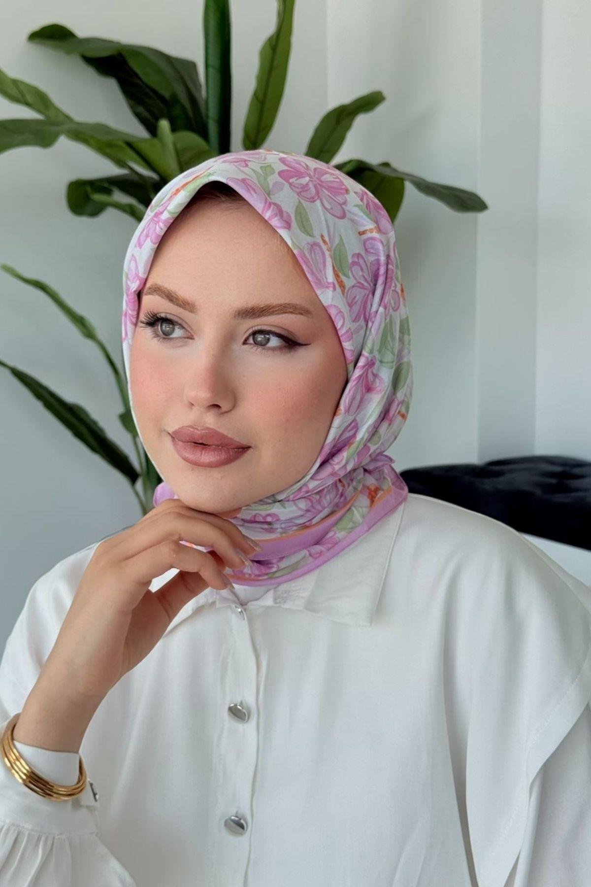 Meva Soft Eşarp Lila, Fiyatları Meva Soft Eşarp Lila- Haza Moda 