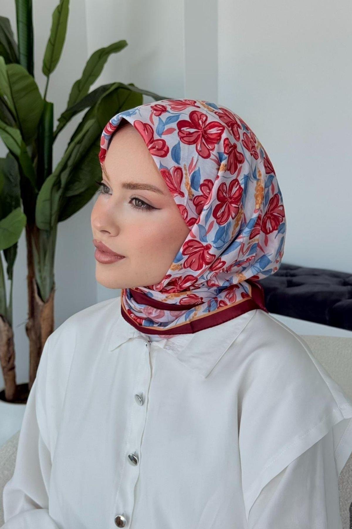 Meva Soft Eşarp Mavi, Fiyatları Meva Soft Eşarp Mavi- Haza Moda 