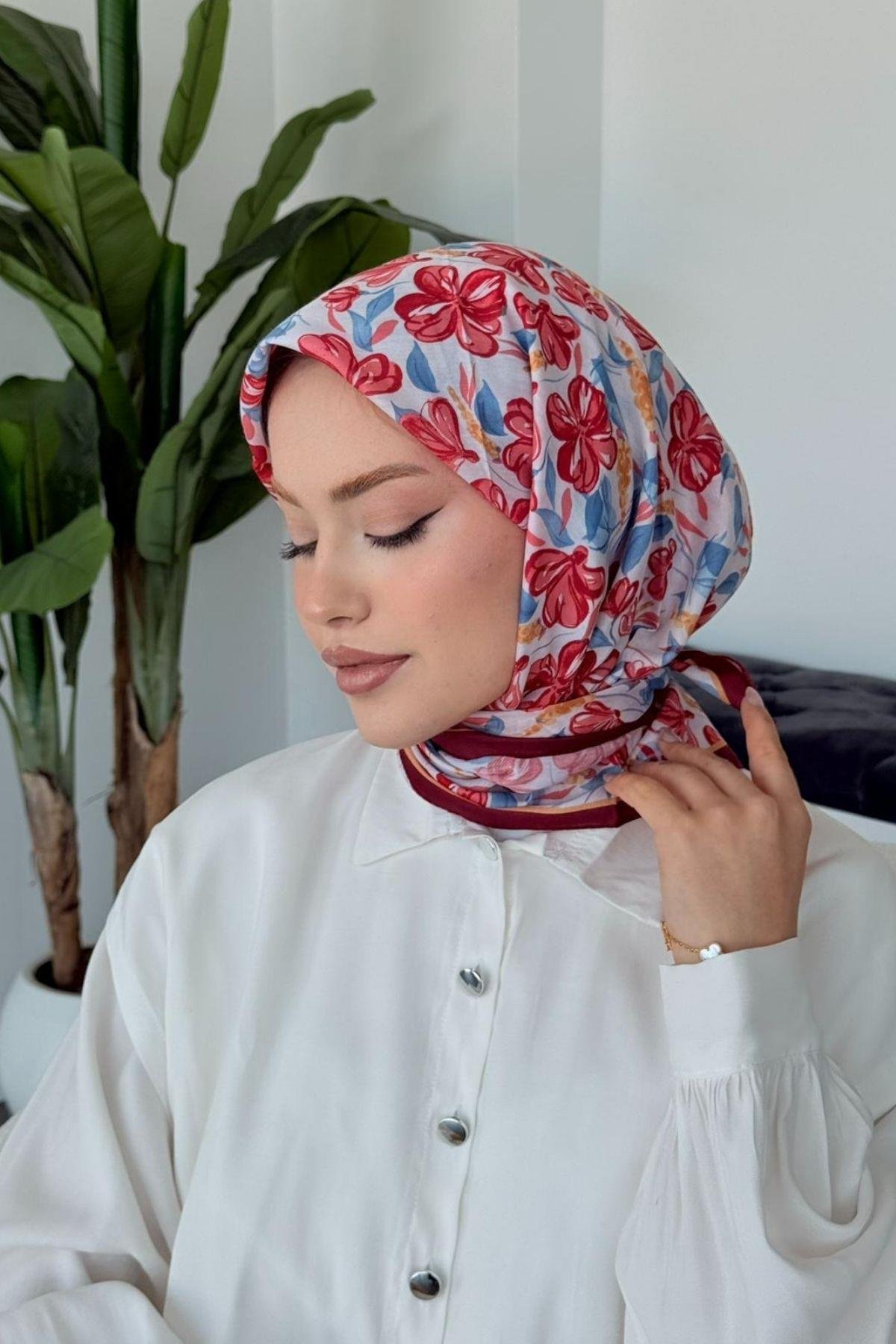 Meva Soft Eşarp Mavi, Fiyatları Meva Soft Eşarp Mavi- Haza Moda 