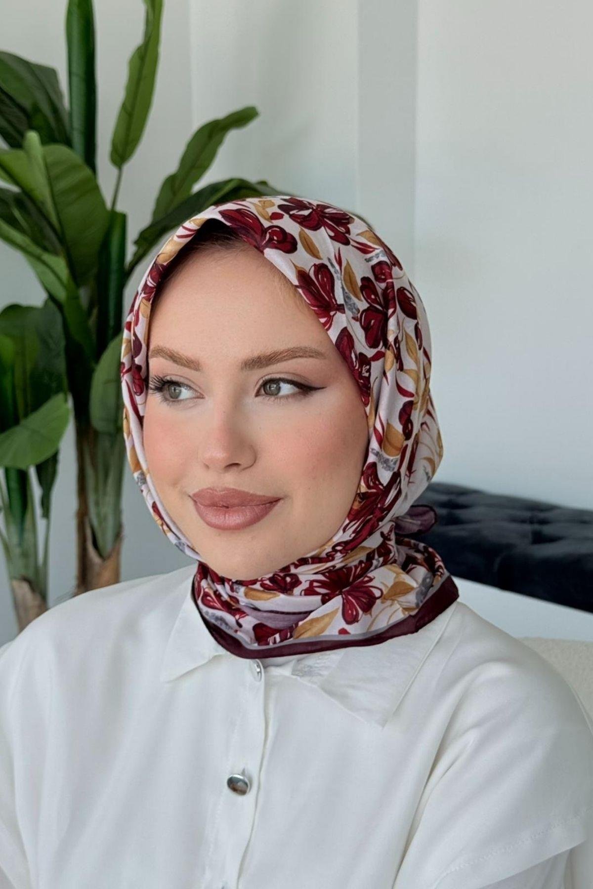 Meva Soft Eşarp Mürdüm, Fiyatları Meva Soft Eşarp Mürdüm- Haza Moda 