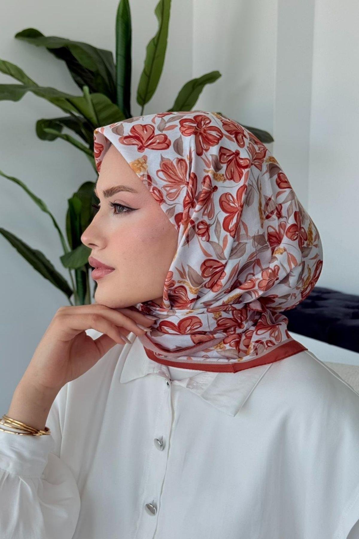 Meva Soft Eşarp Turuncu, Fiyatları Meva Soft Eşarp Turuncu- Haza Moda 