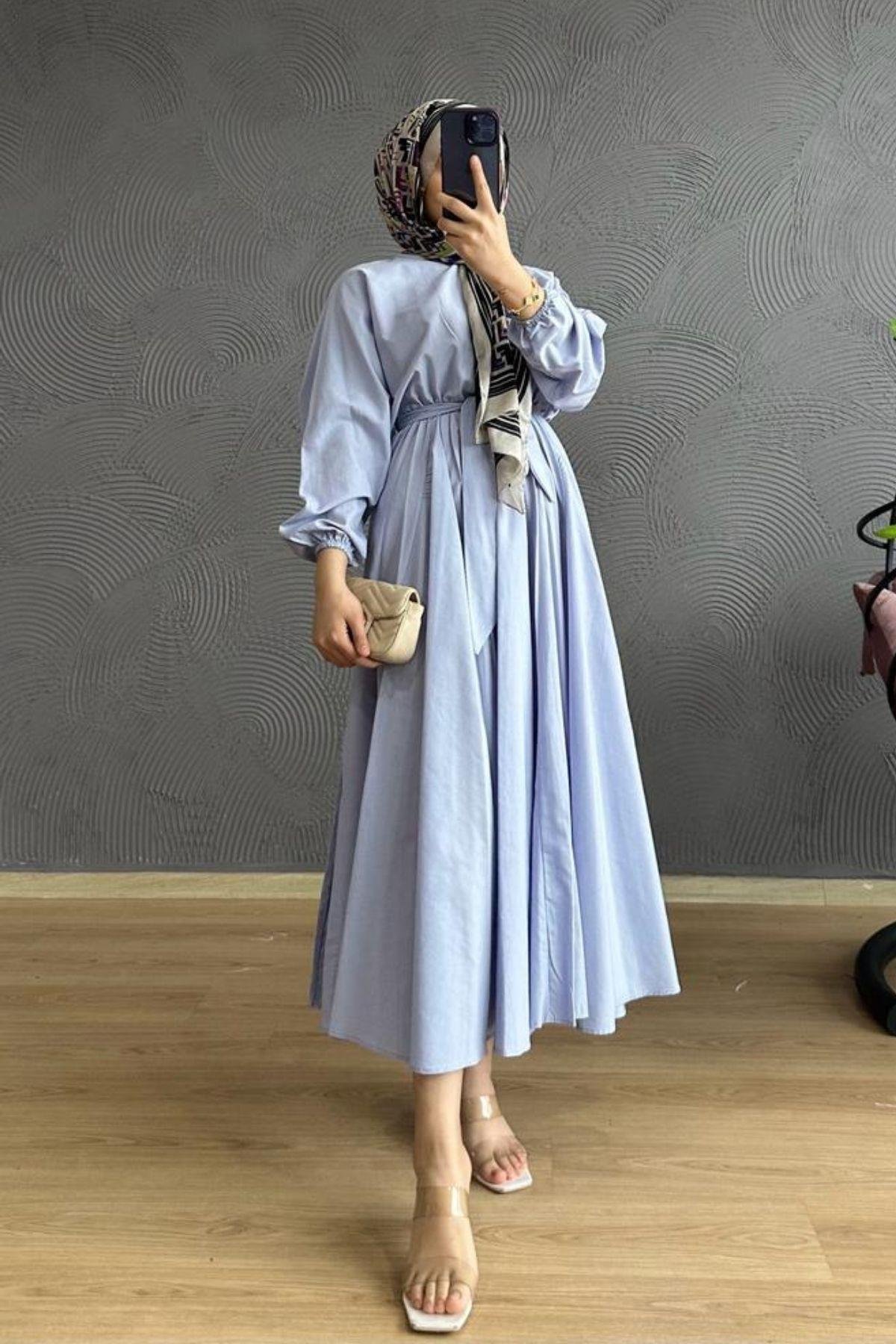 Mevlana Elbise Lila, Fiyatları Mevlana Elbise Lila – Haza Moda | Tesettür Giyim