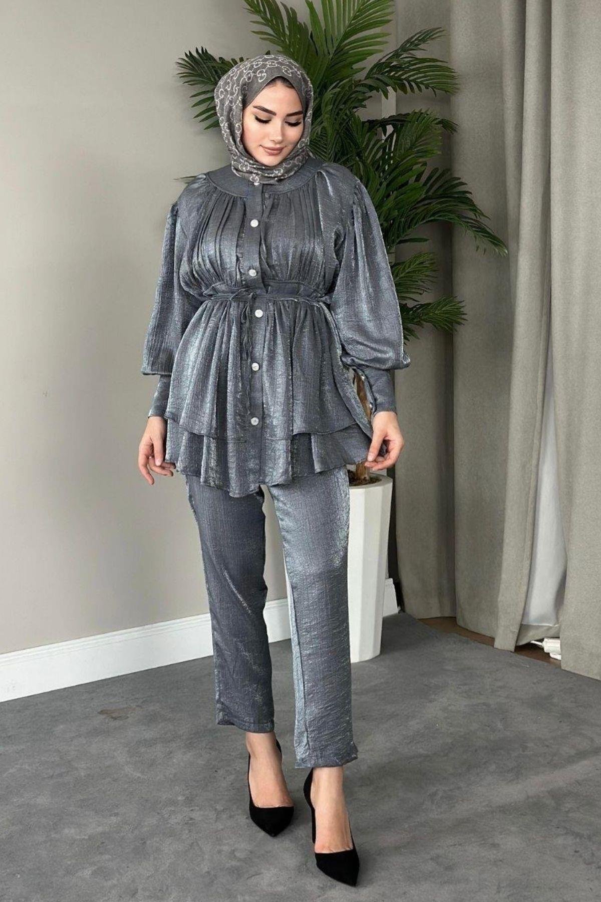 Mia Pantolon Takım Füme, Fiyatları 