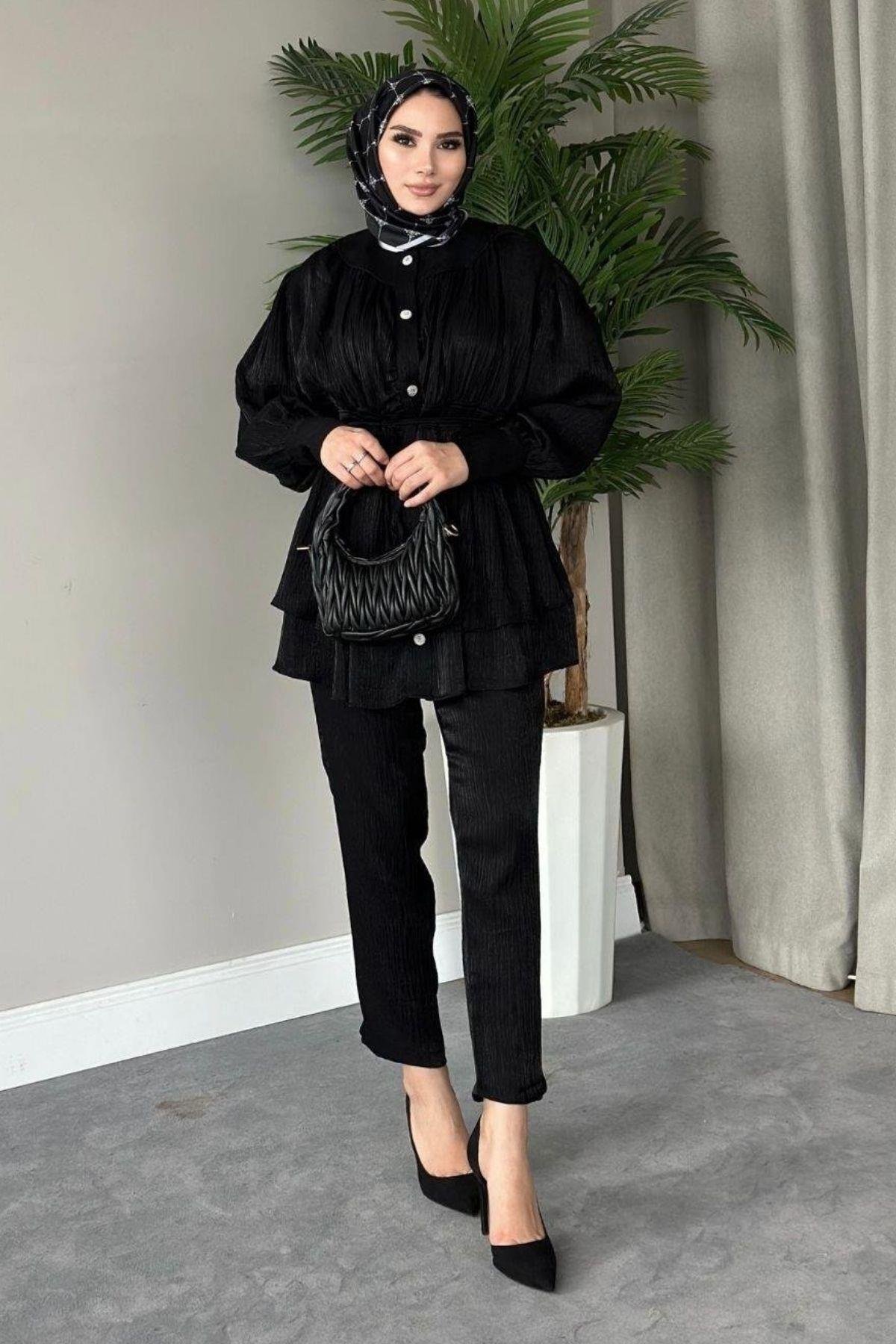 Mia Pantolon Takım Siyah, Fiyatları 