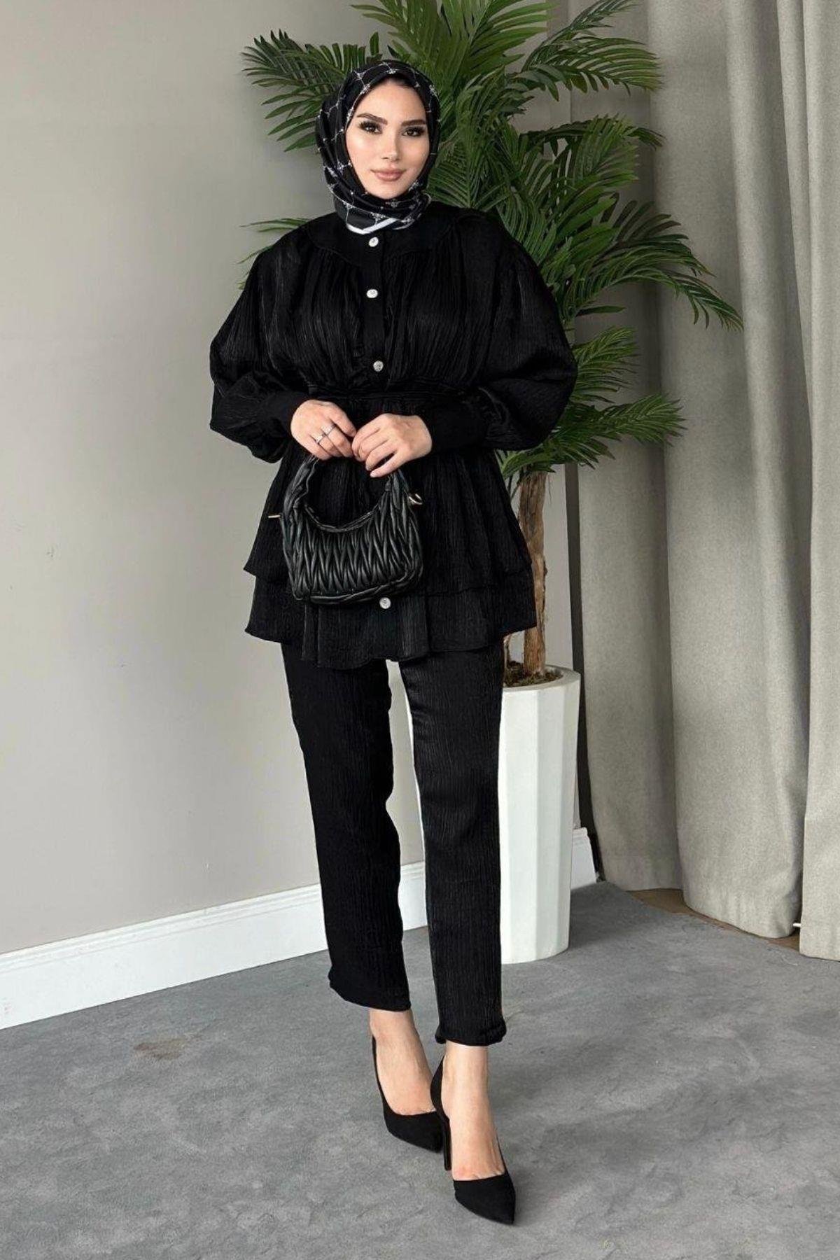 Mia Pantolon Takım Siyah, Fiyatları 