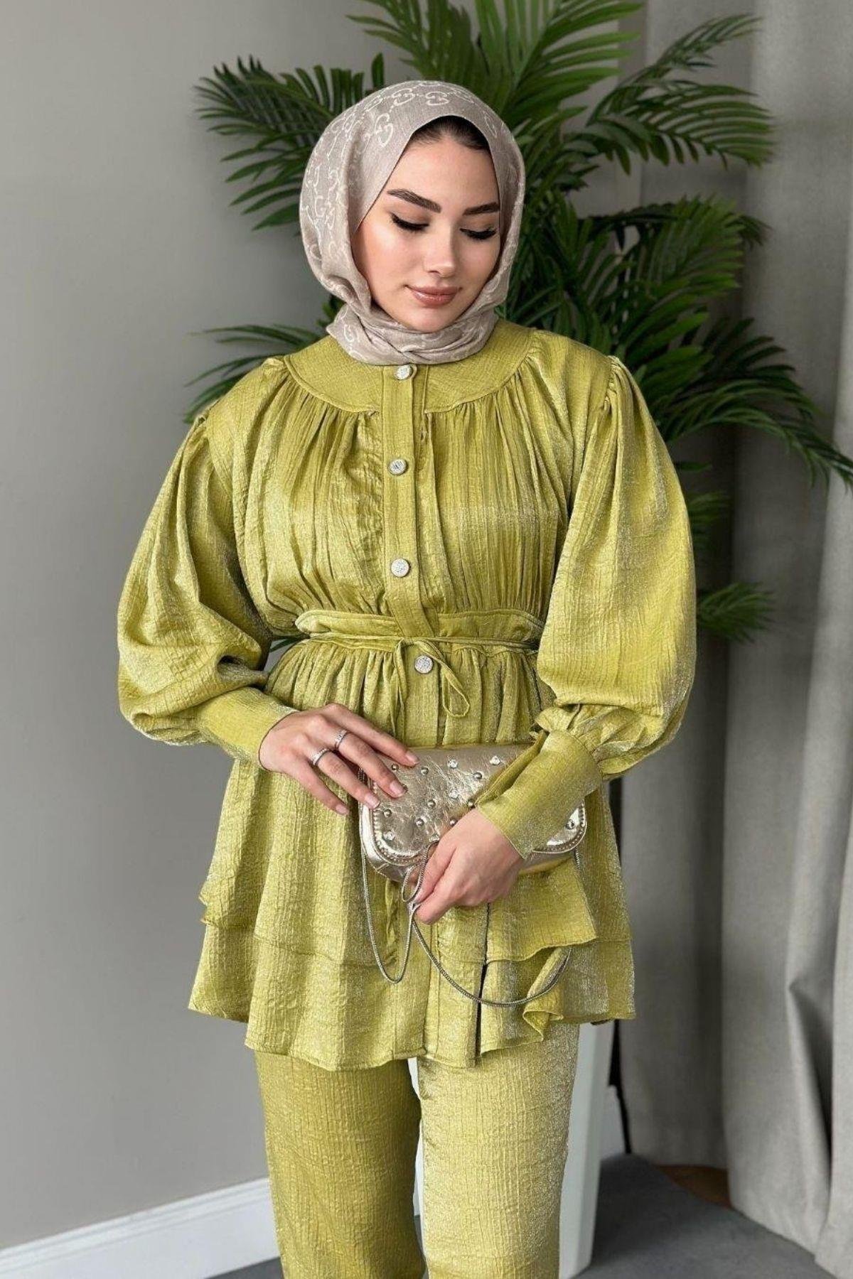 Mia Pantolon Takım Yağyeşili, Fiyatları 