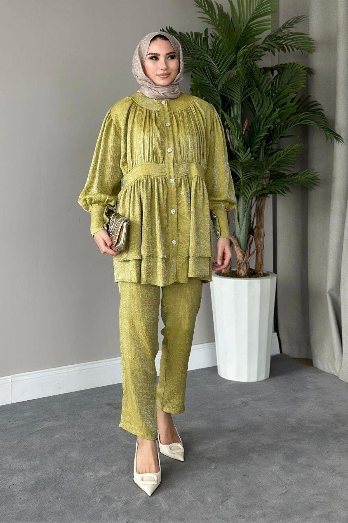 Mia Pantolon Takım Yağyeşili, Fiyatları 