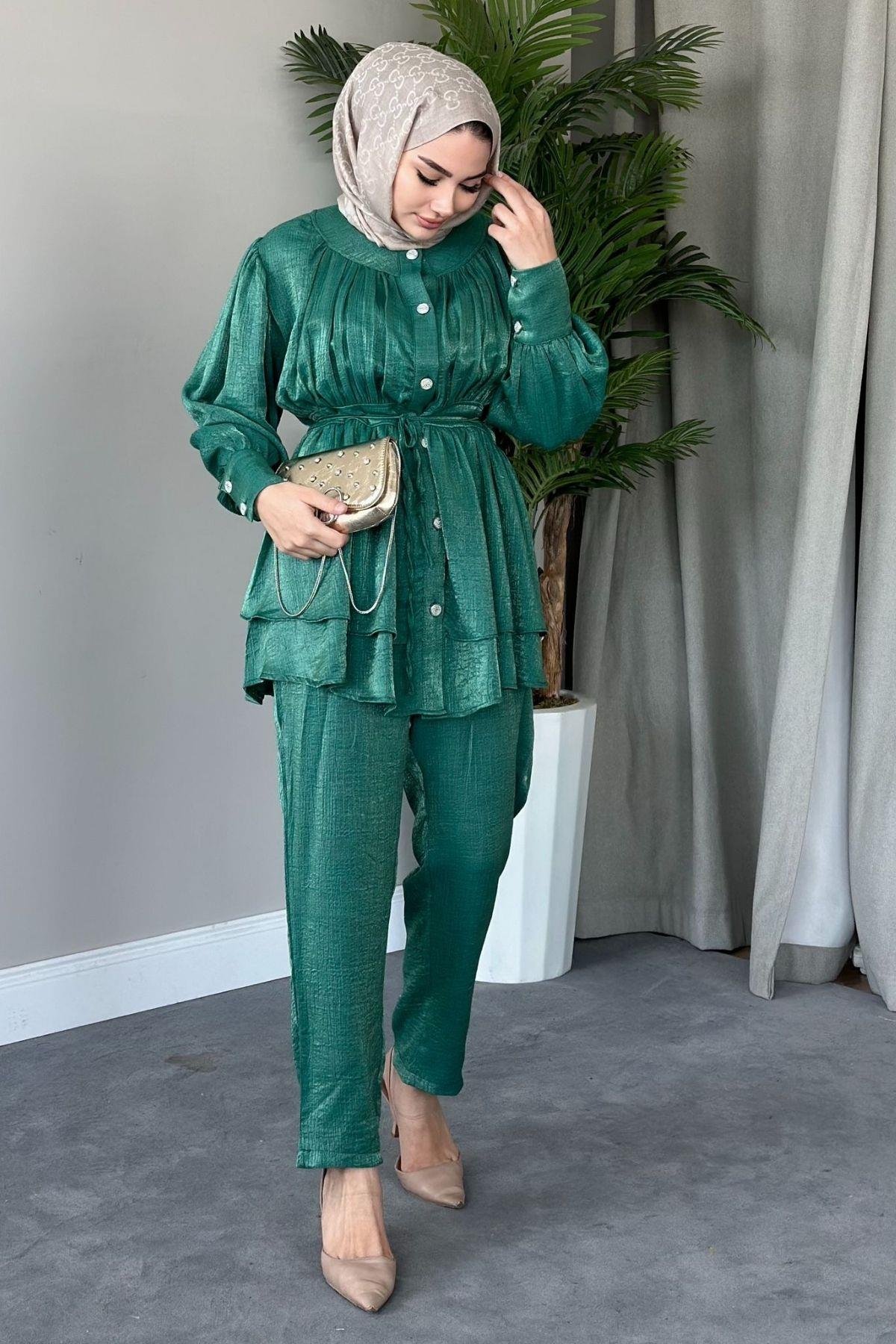Mia Pantolon Takım Zümrüt, Fiyatları 