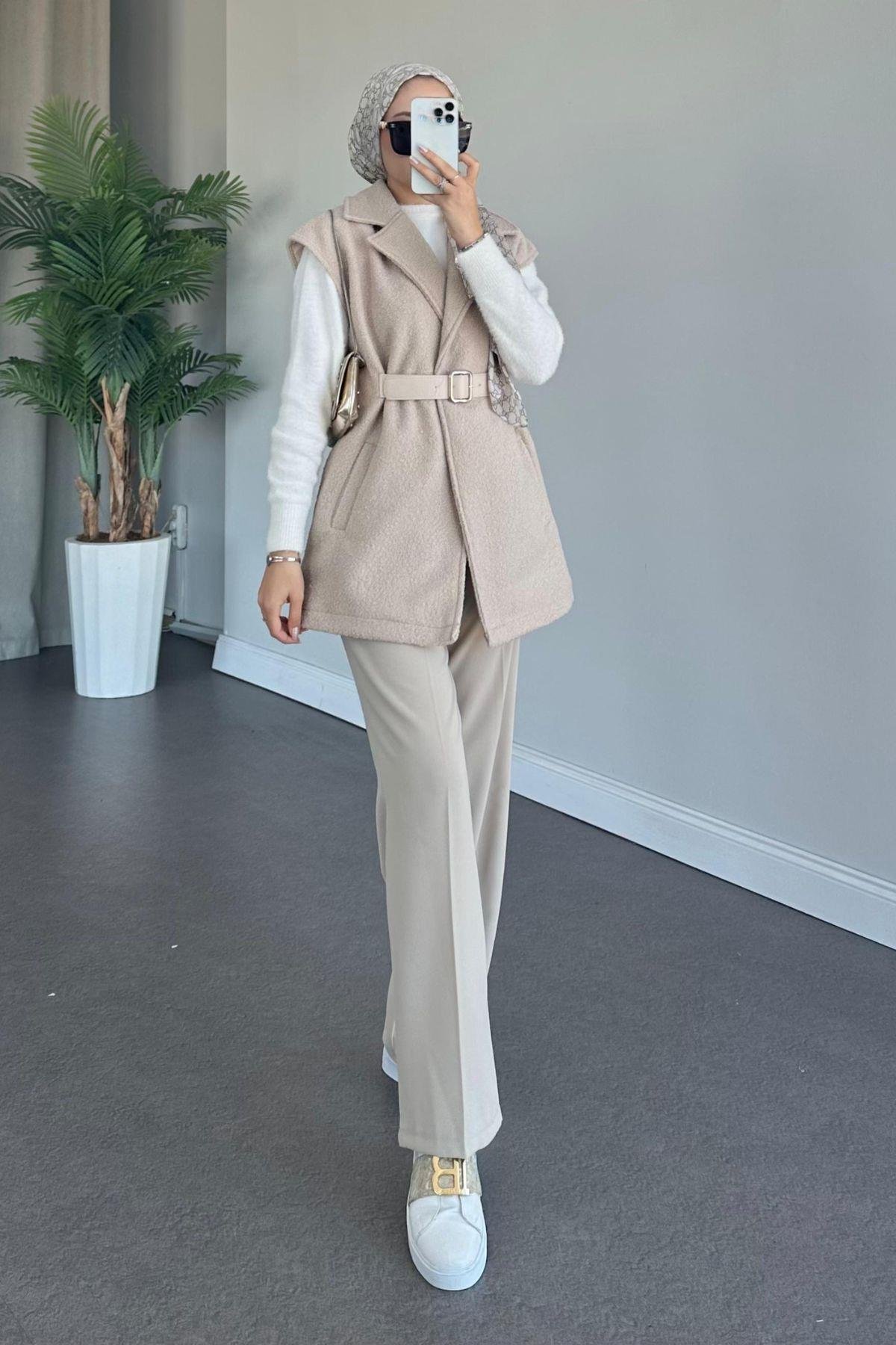 Miayse Etddy Yelek Bej, Fiyatları 