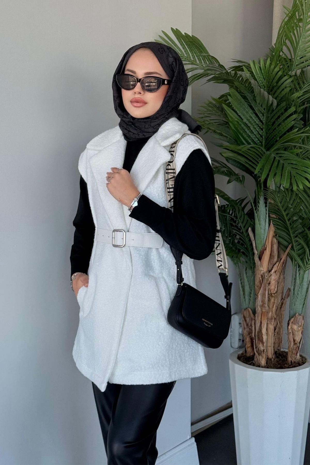 Miayse Teddy Yelek Ekru, Fiyatları 