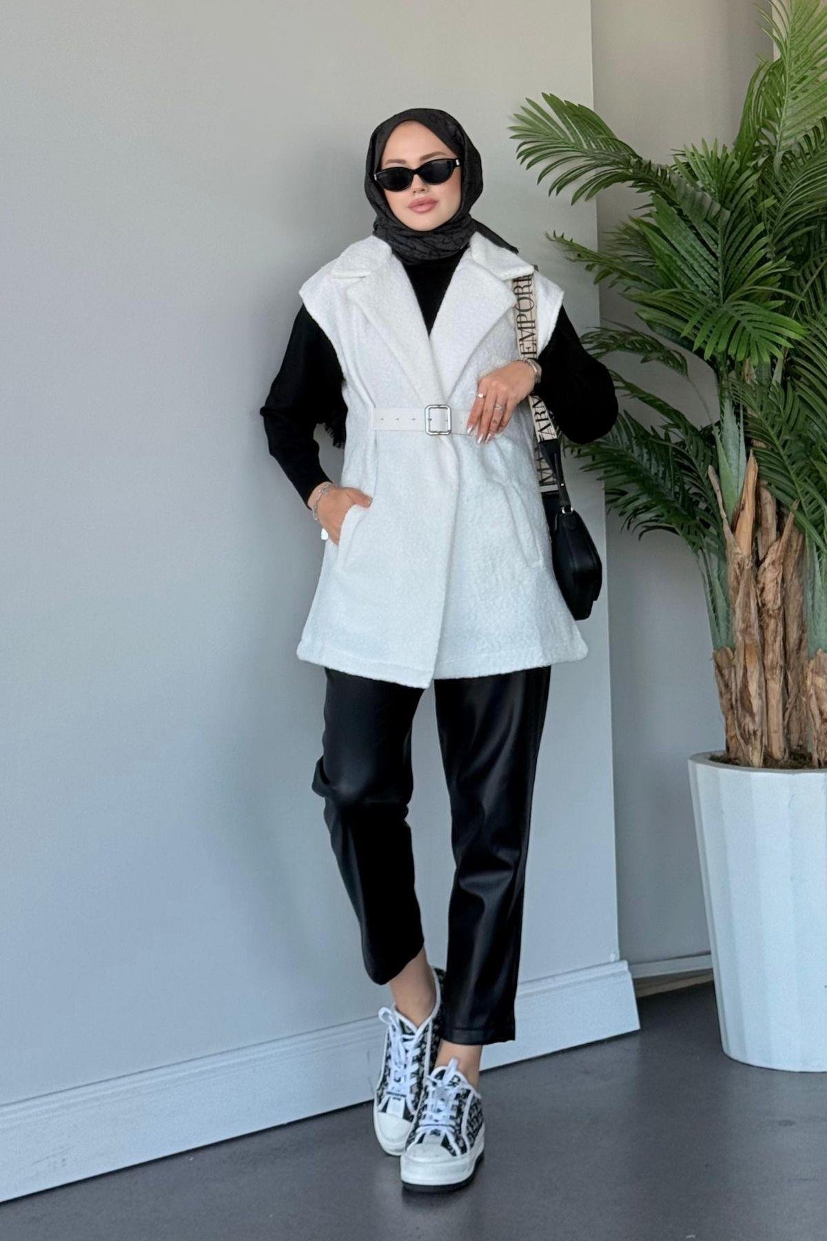 Miayse Teddy Yelek Ekru, Fiyatları 