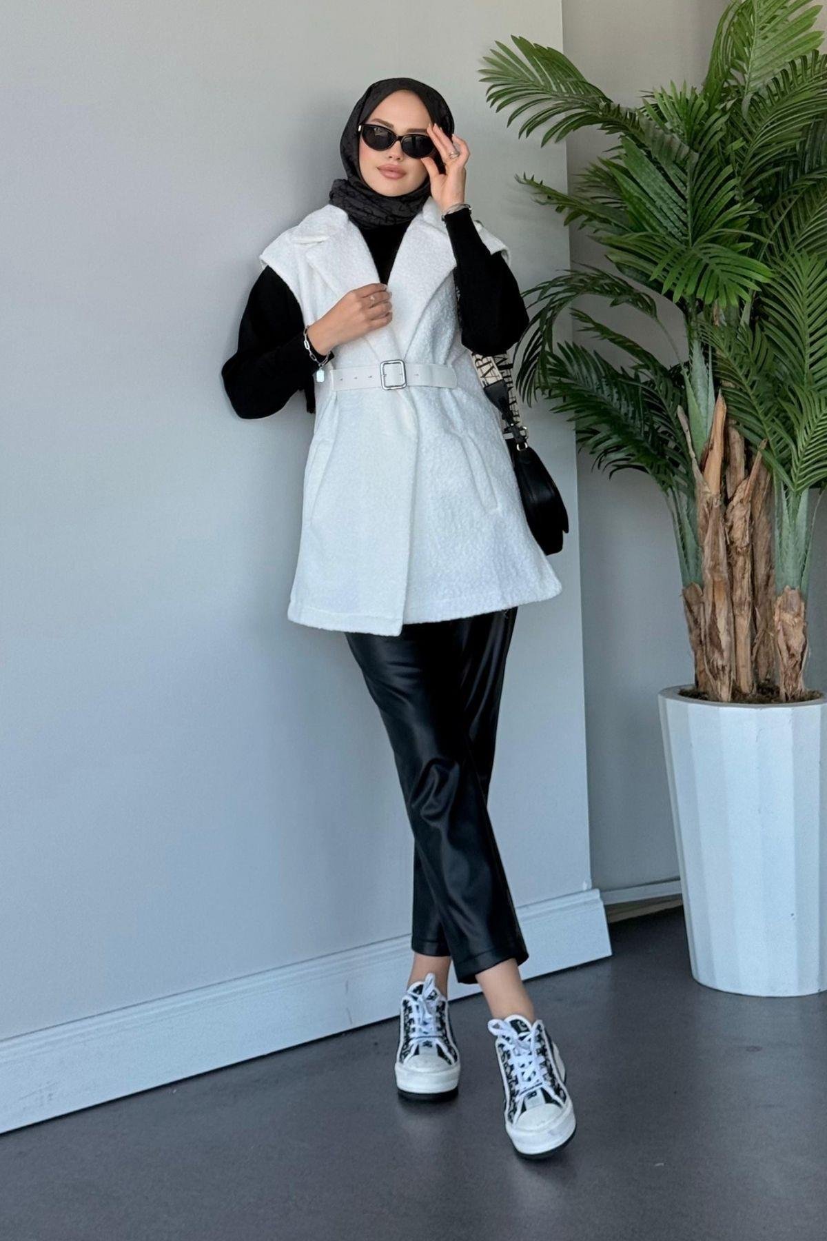 Miayse Teddy Yelek Ekru, Fiyatları 