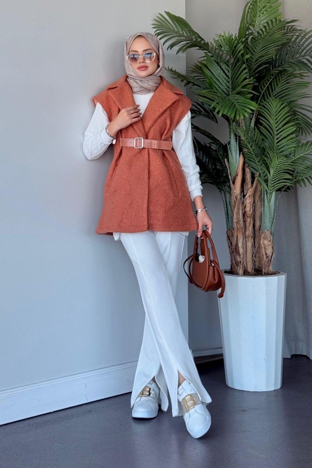 Miayse Teddy Yelek Turuncu, Fiyatları 