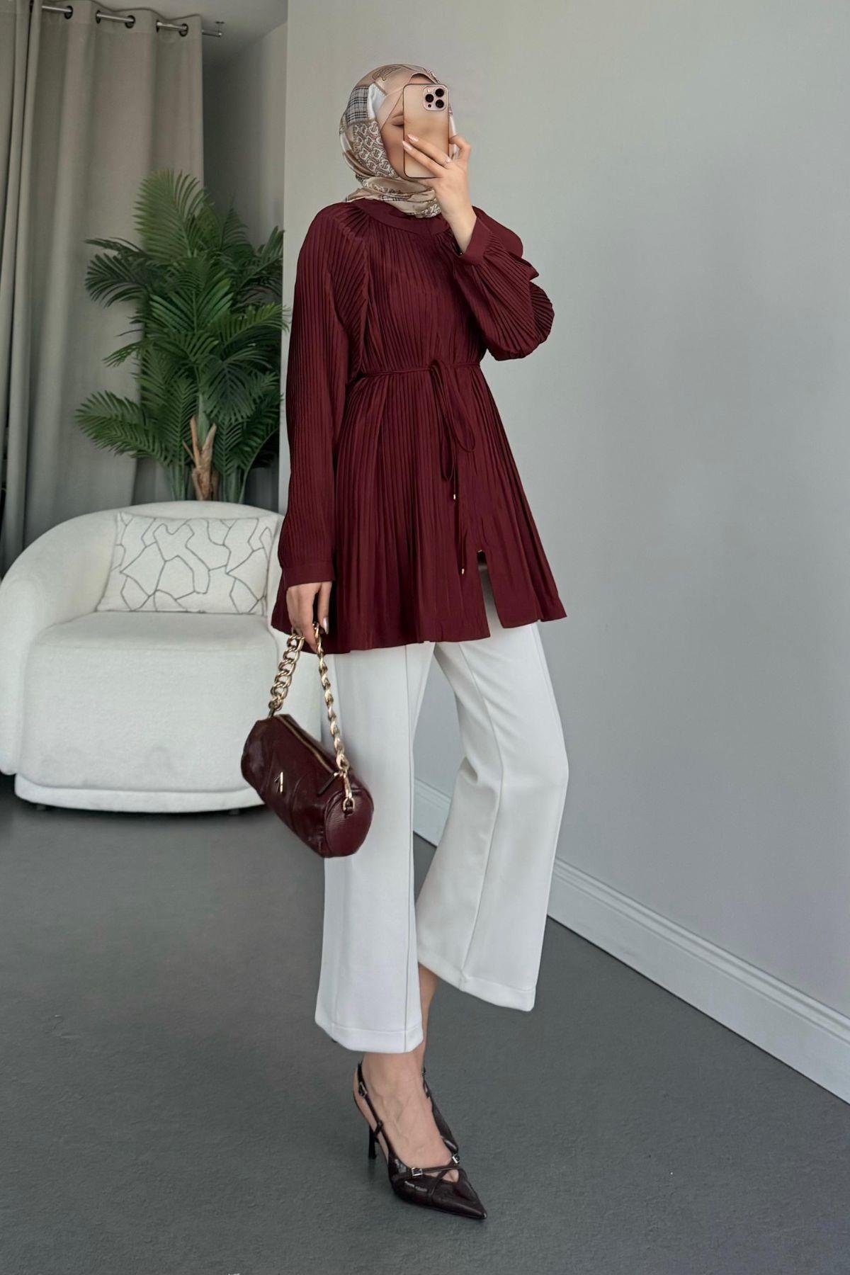 Micro Piliseli Kap Bordo, Fiyatları 