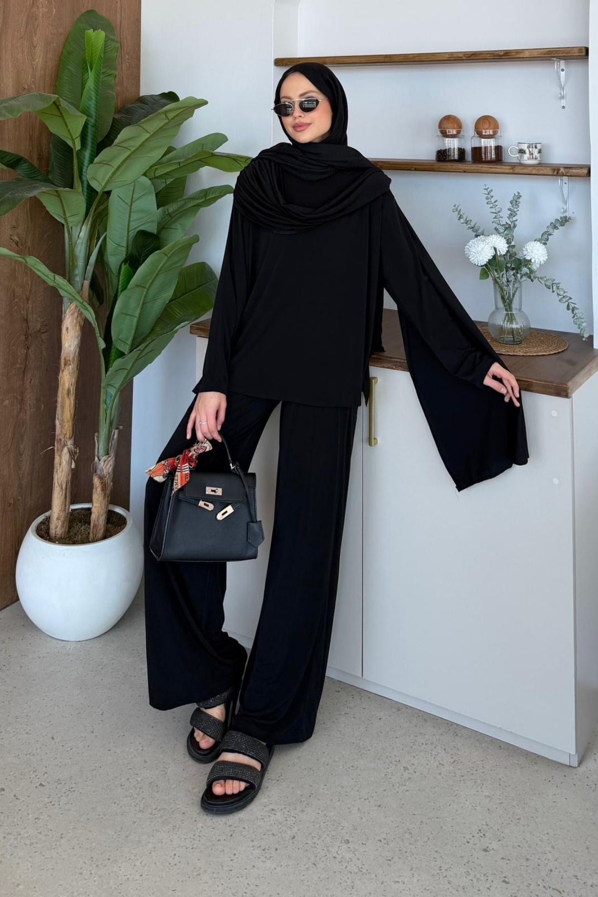 Mika Sandy Takım Siyah, Fiyatları Mika Sandy Takım Siyah| Haza Moda