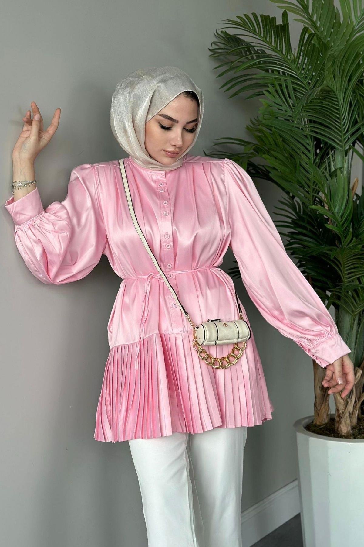 Milano Piliseli Gömlek Pembe, Fiyatları 