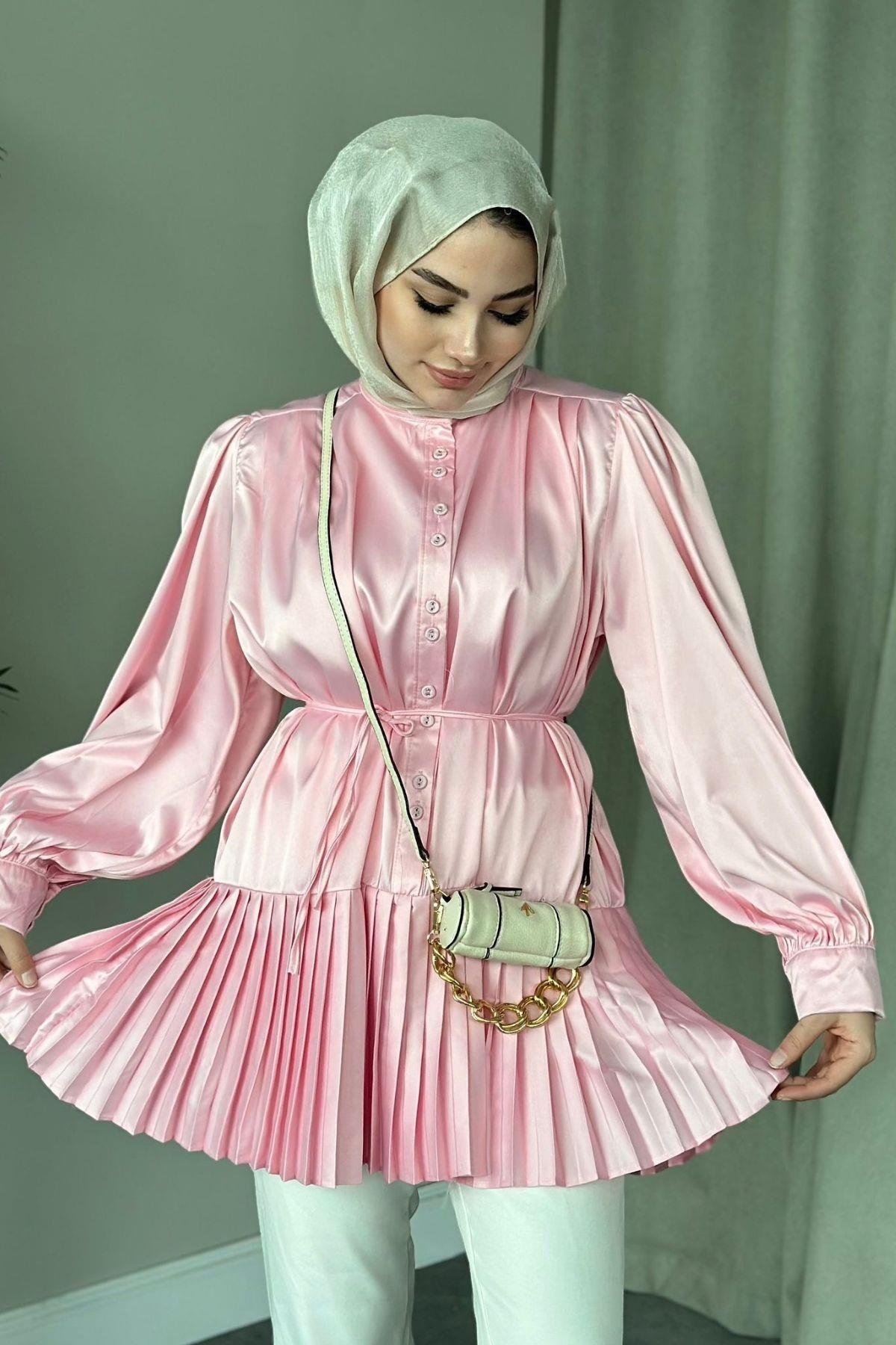 Milano Piliseli Gömlek Pembe, Fiyatları 