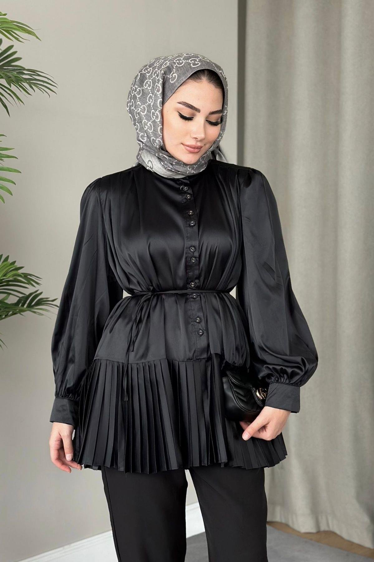 Milano Piliseli Gömlek Siyah, Fiyatları 