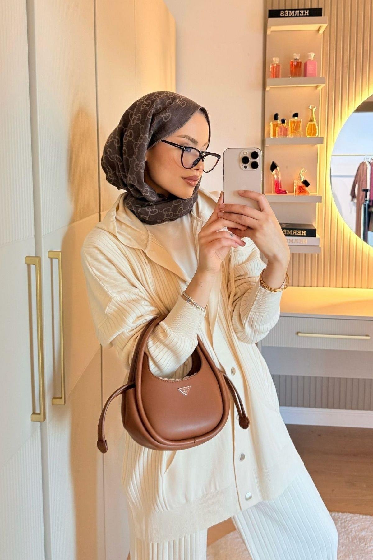 Minel Triko Takım Ekru, Fiyatları Minel Triko Takım  Ekru | Haza Moda