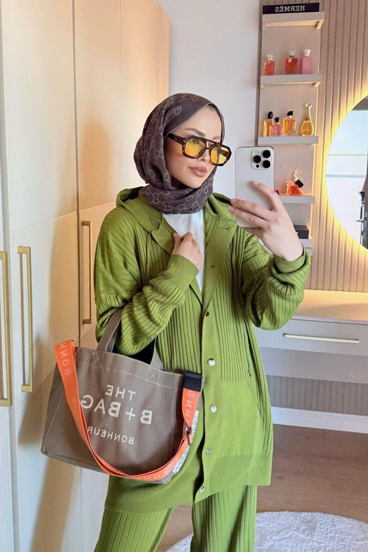 Minel Triko Takım Yağyeşili, Fiyatları Minel Triko Takım Yağyeşili - Haza Moda 