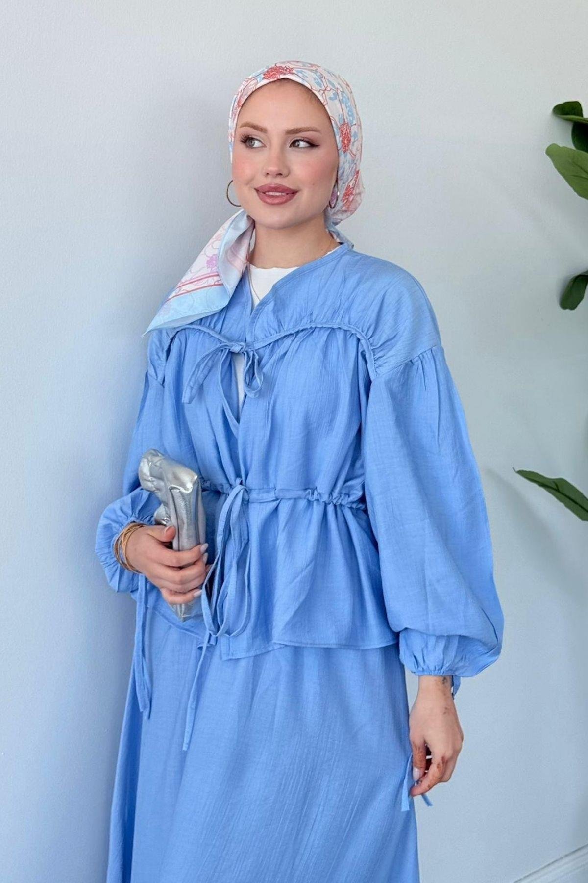 Mısır Takım Mavi, Fiyatları Mısır Takım Mavi- Haza Moda 