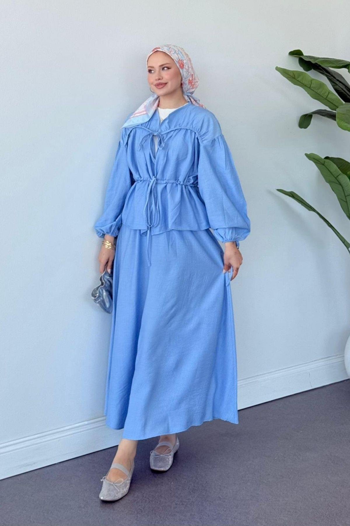 Mısır Takım Mavi, Fiyatları Mısır Takım Mavi- Haza Moda 