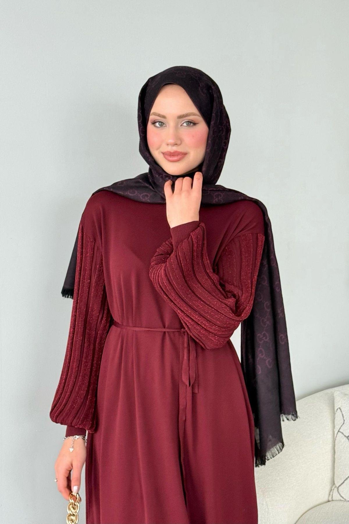 Missina Merserize Elbise Bordo, Fiyatları 