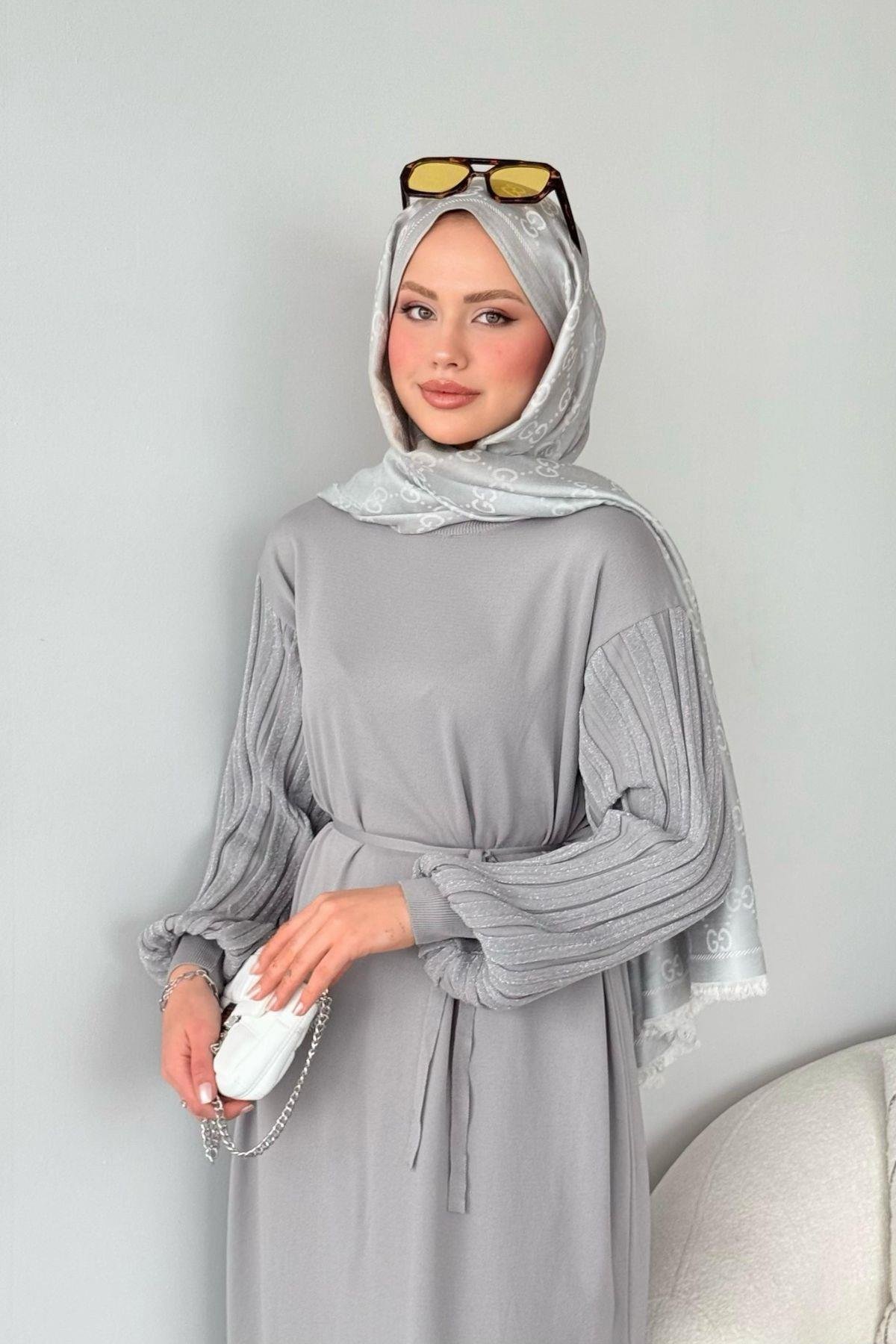 Missina Merserize Elbise Gri, Fiyatları 