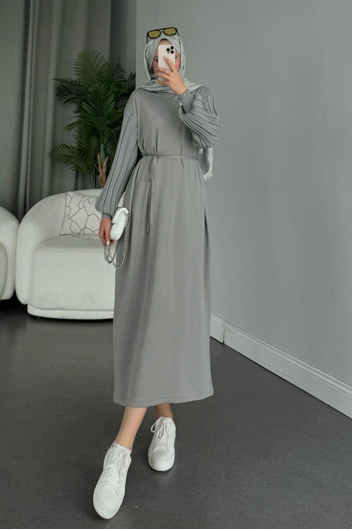 Missina Merserize Elbise Gri, Fiyatları 