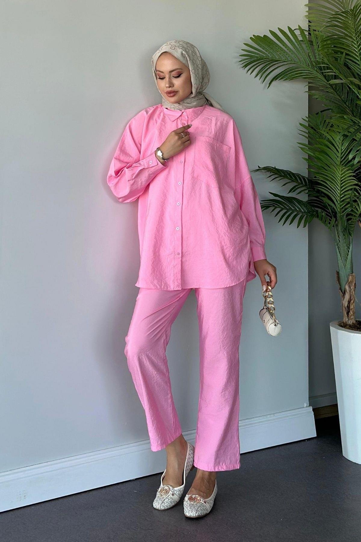 Moss Pantolonlu Takım Pembe, Fiyatları 