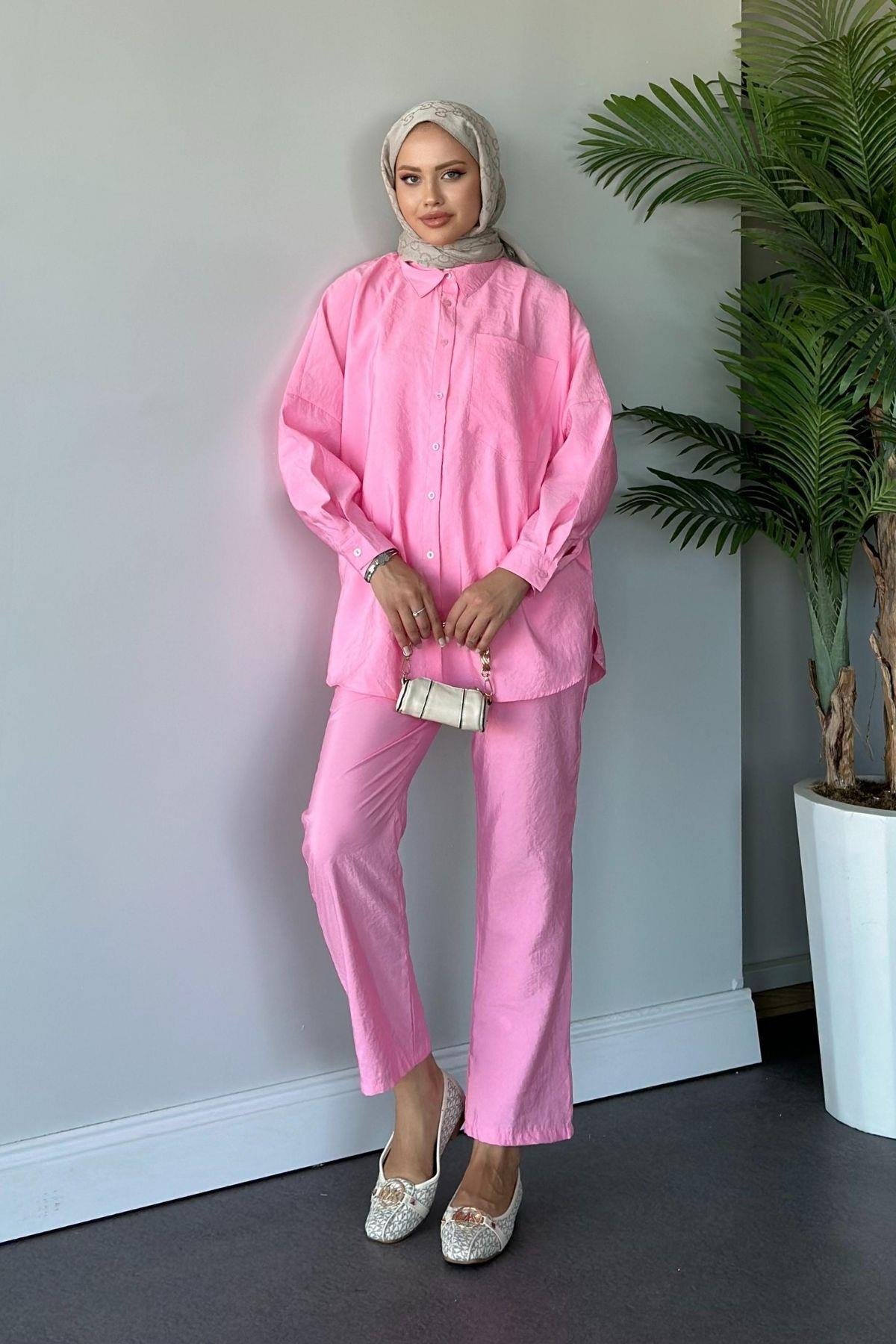 Moss Pantolonlu Takım Pembe, Fiyatları 