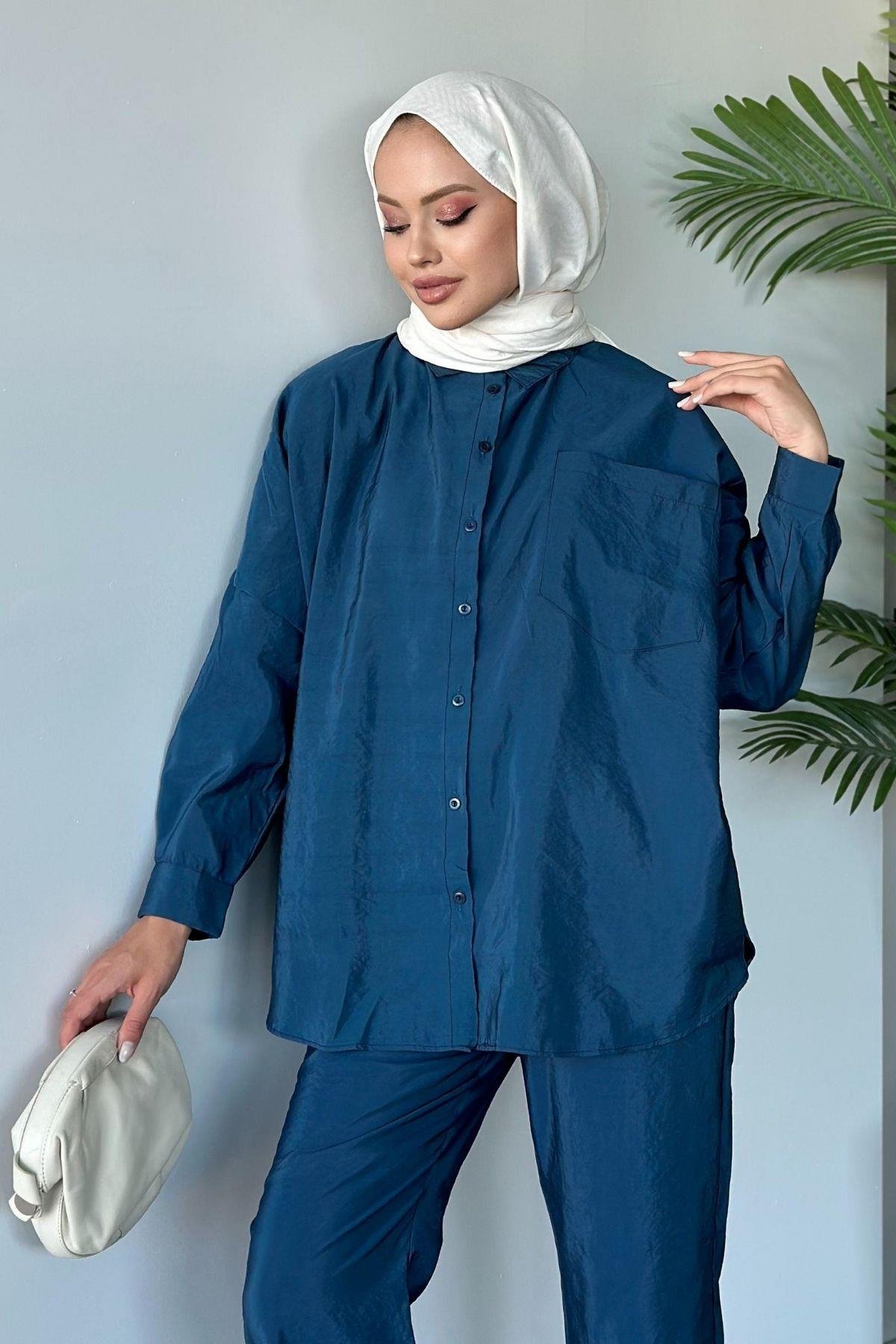 Moss Pantolonlu Takım Petrol, Fiyatları 