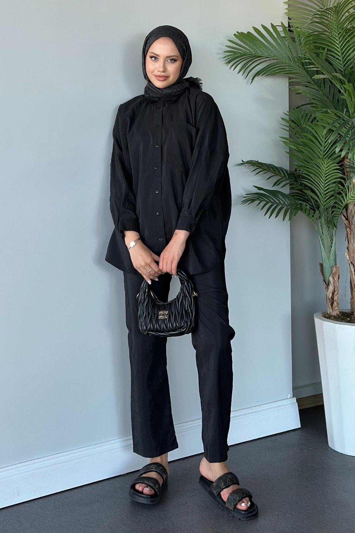 Moss Pantolonlu Takım Siyah, Fiyatları 