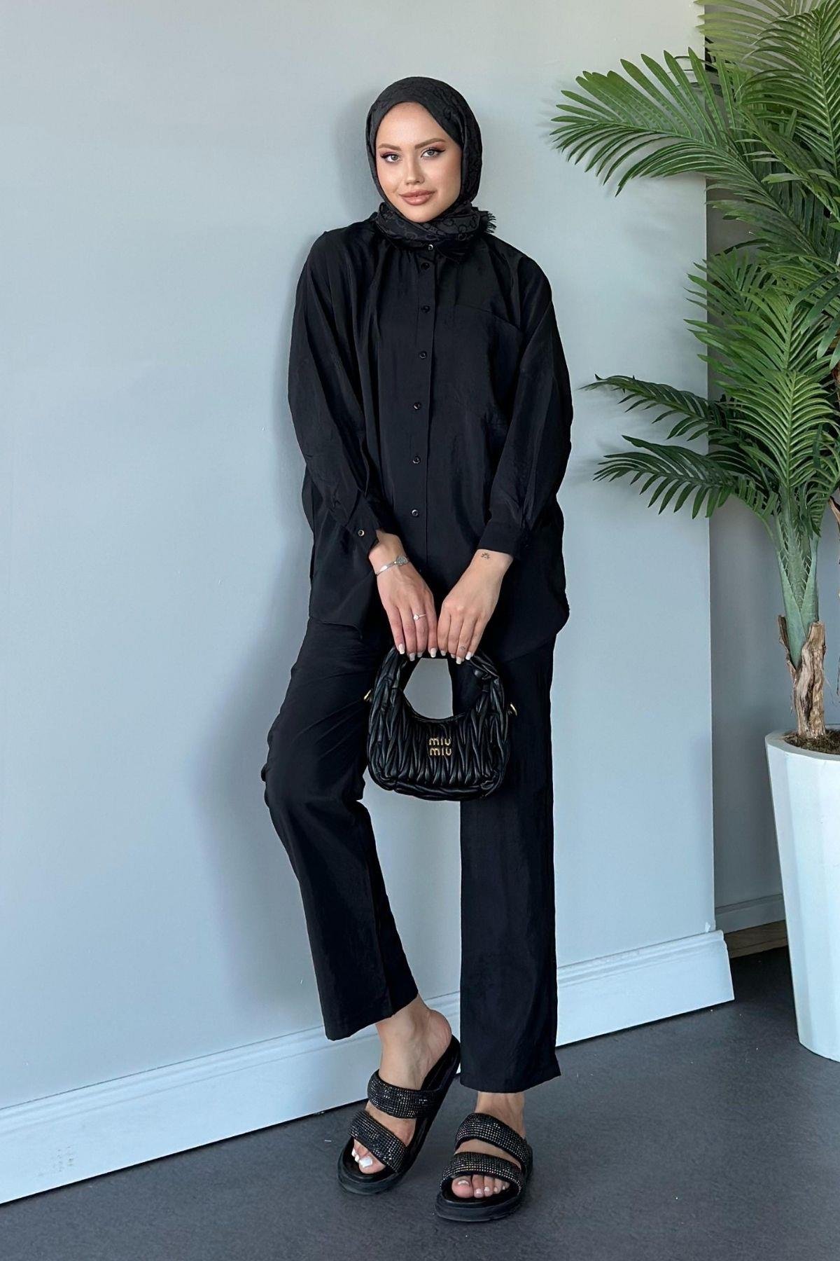 Moss Pantolonlu Takım Siyah, Fiyatları 