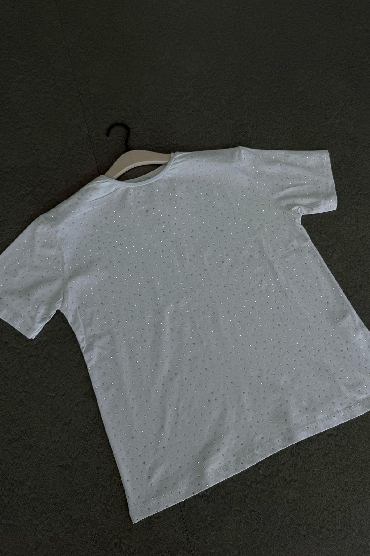 Muadil Taş Baskılı Tshirt Beyaz, Fiyatları 