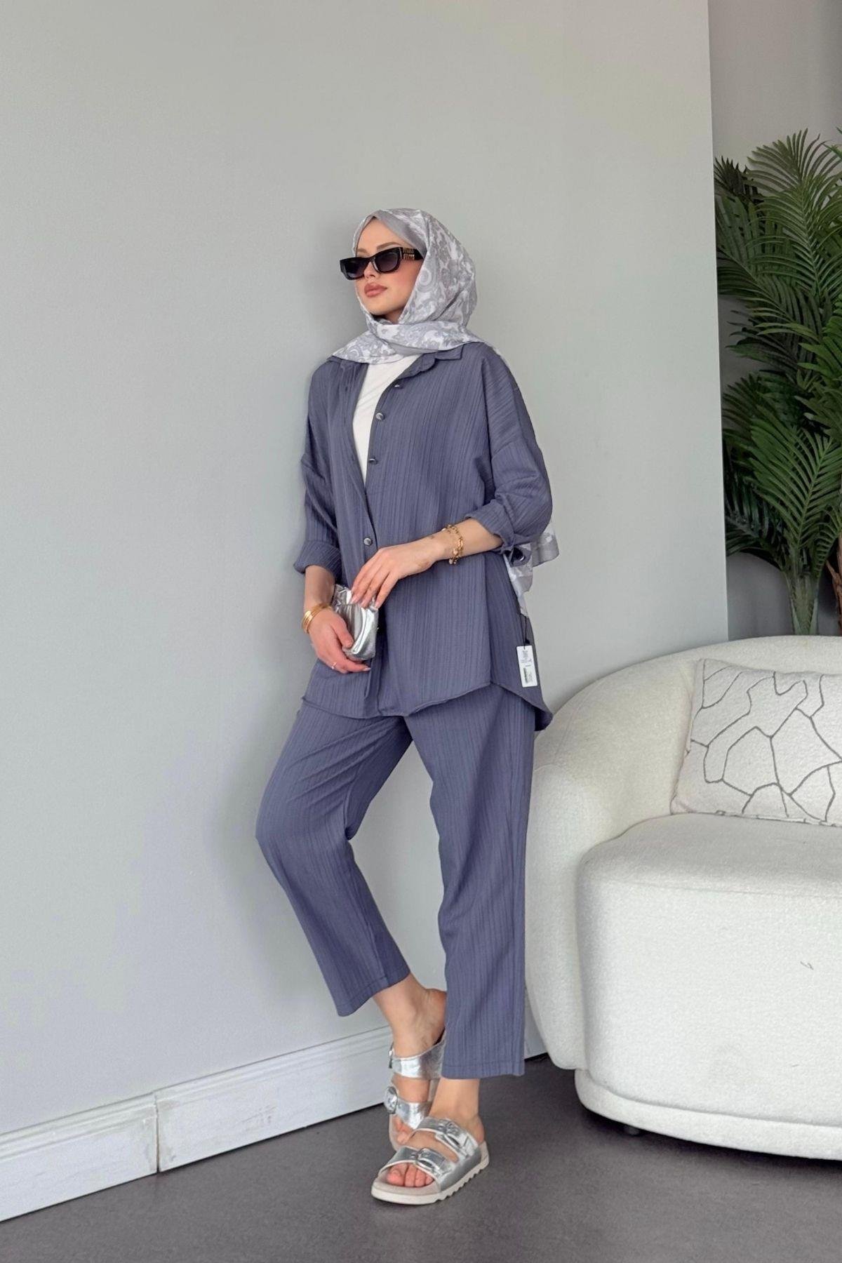 Müslin Takım Füme, Fiyatları Müslin Takım Füme - Haza Moda