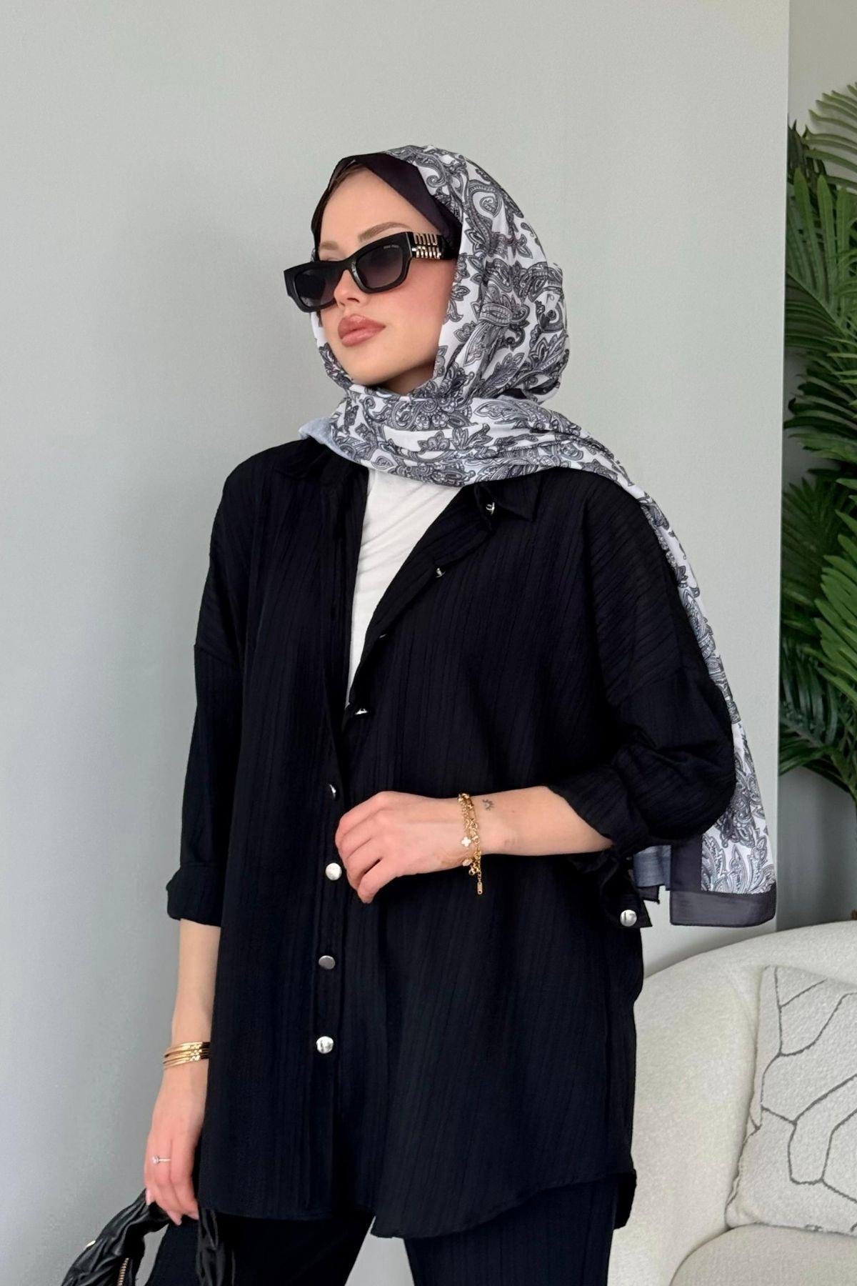 Müslin Takım Siyah, Fiyatları Müslin Takım Siyah - Haza Moda